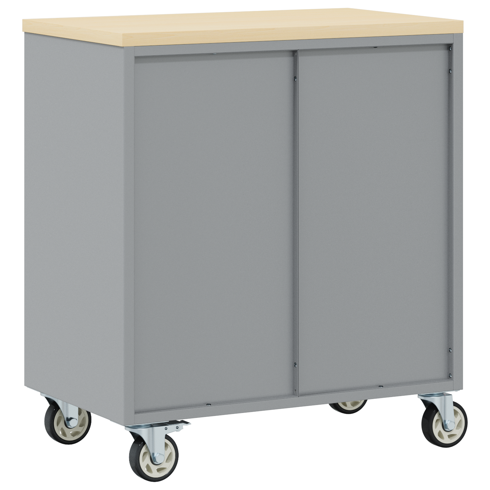 Tool Cabinet with Wheels and Lockable Black 75x45x85 cm Steel - Image 5