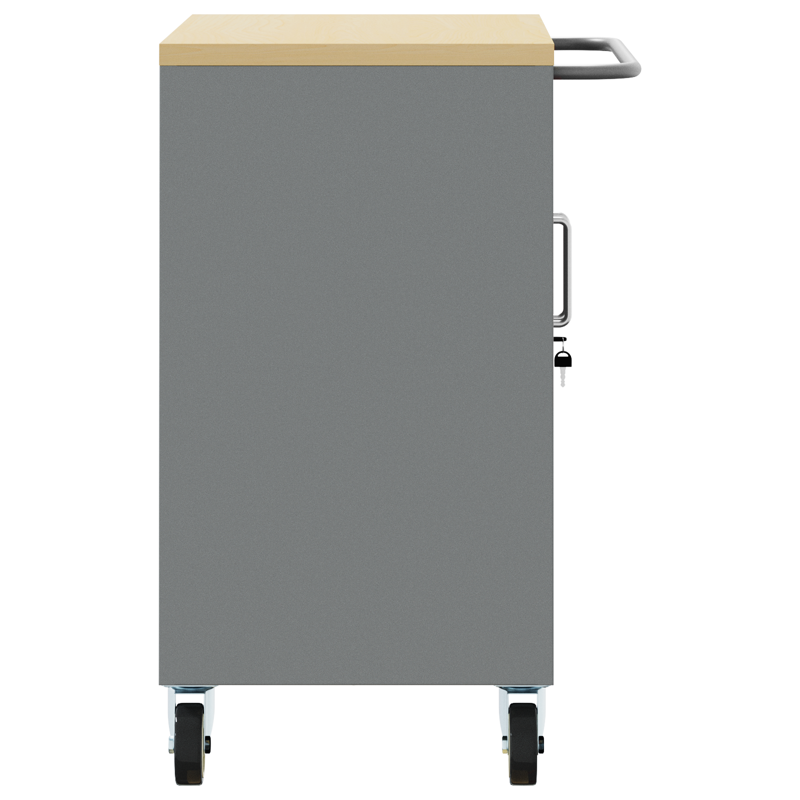 Tool Cabinet with Wheels and Lockable Black 75x45x85 cm Steel - Image 7