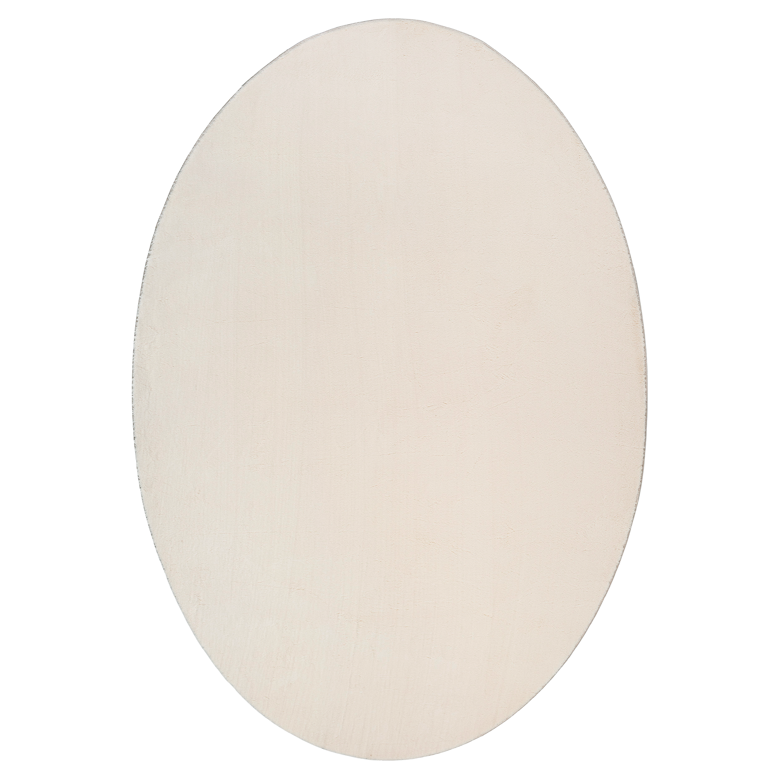 Rugs Beige Polyester 140 x 200 cm Non-slip Area Rugs Oval - Image 2