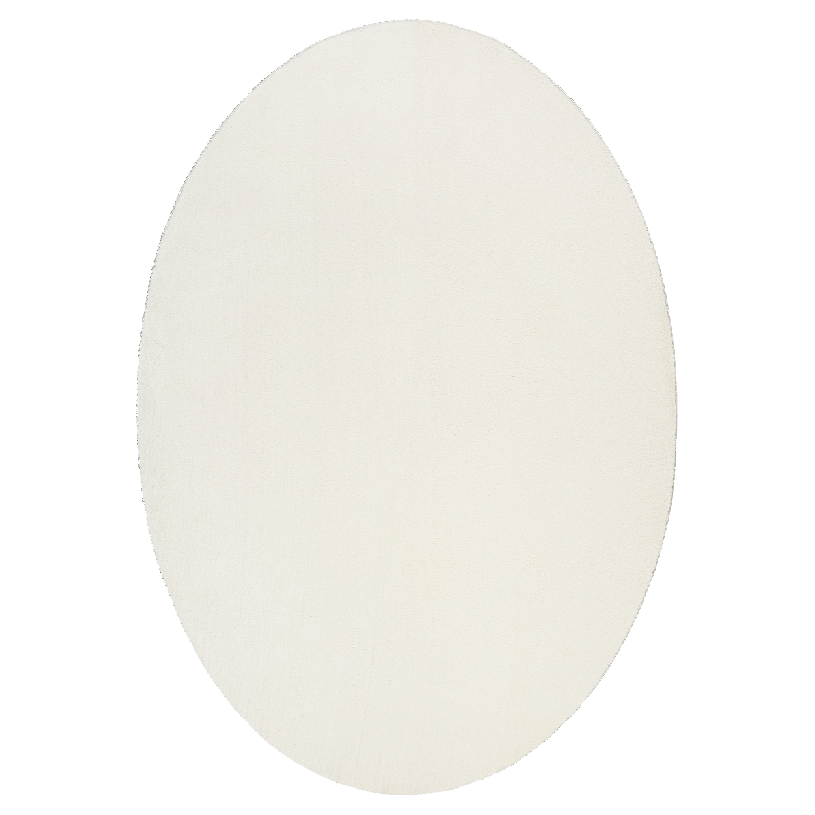 Rugs Cream Polyester 120 x 170 cm Durable Area Rugs Round - Image 2