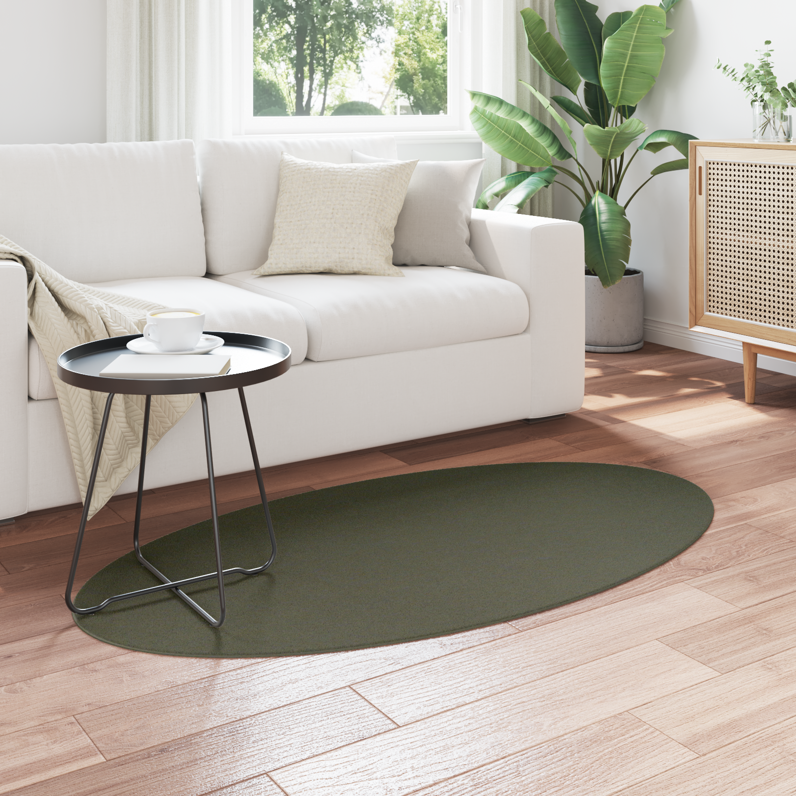 Tæpper Skovgrøn Polyester 80 x 150 cm Skridsikker Områdetæppe 3 image product%2F4103642%2FP Mood 4103642 Mood Image%20%282%29 02