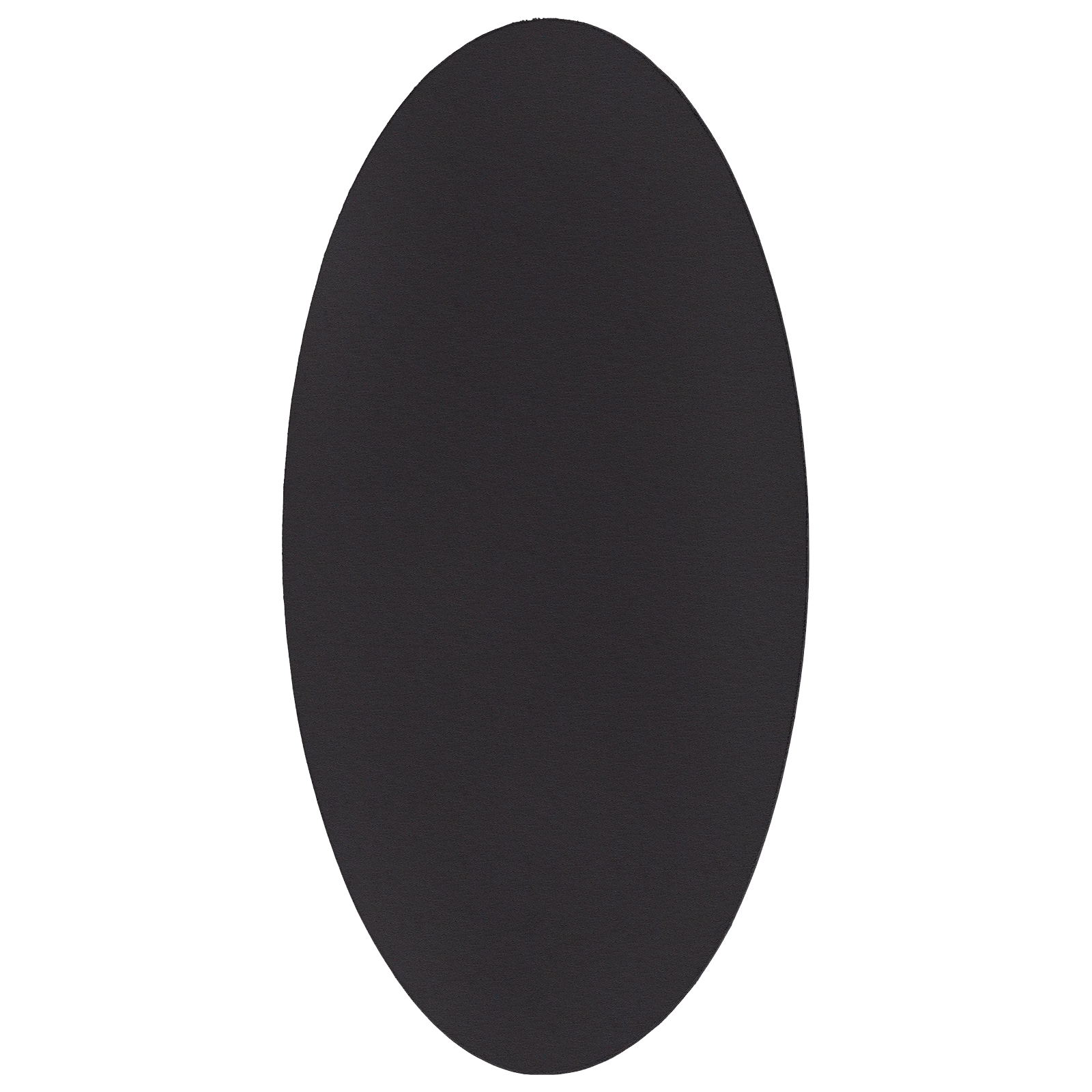 Huarte Rug in Black, 100 x 200 cm, Oval - Image 2