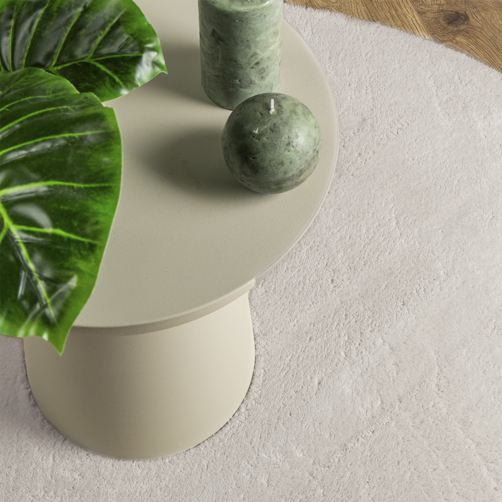 Rug 'HUARTE' Short Pile Soft and Washable Sand 100x200 cm - Image 6