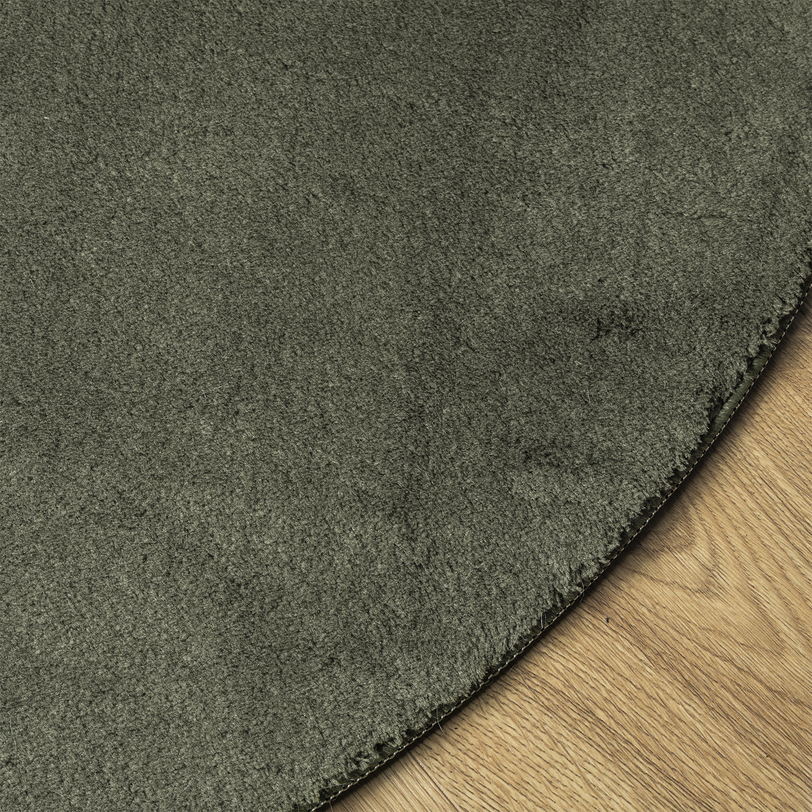 Rug "HUARTE" Short Pile Soft and Washable Forest Green 100x200 cm - Image 4