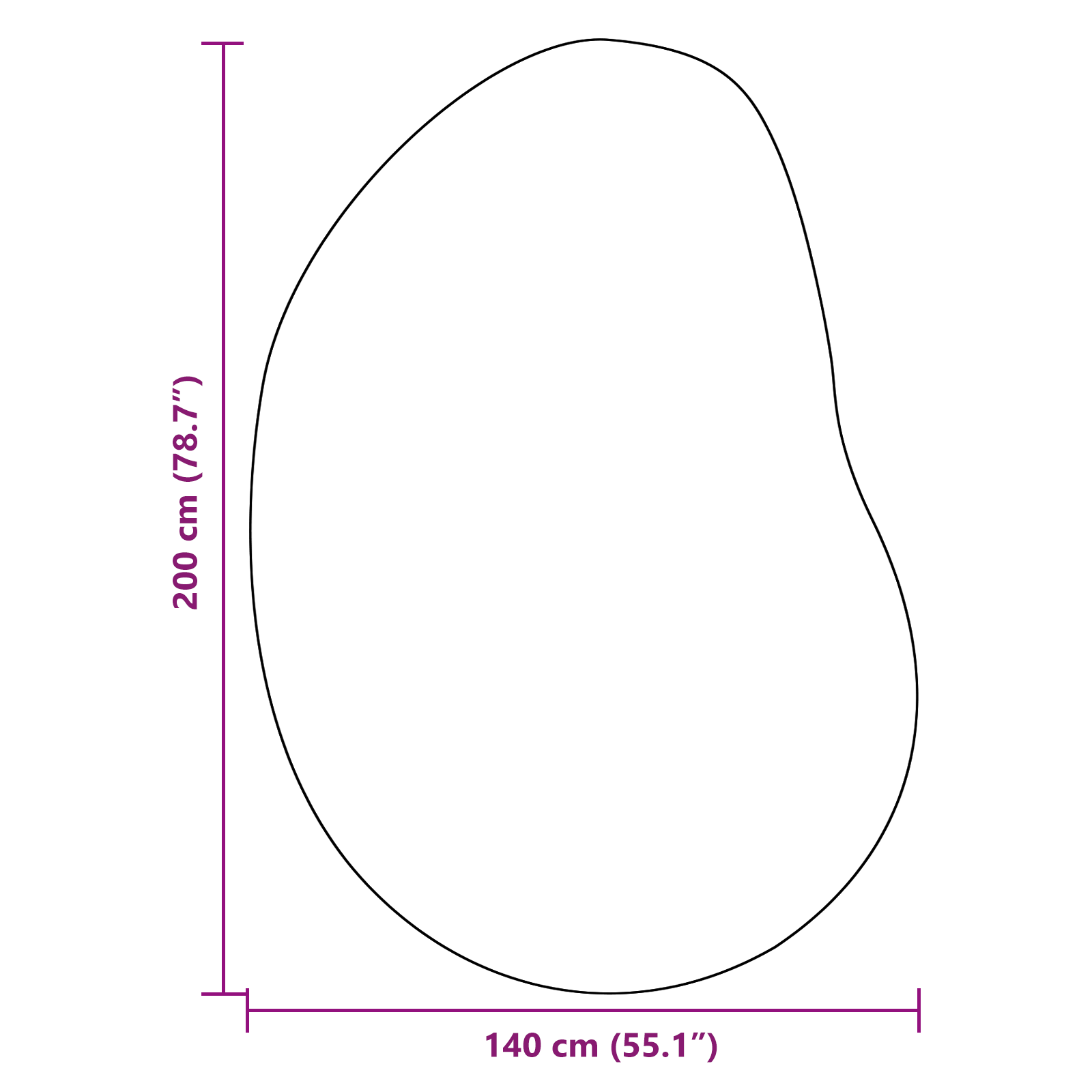 Area Rug Black 140x200 cm Polyester Non-Slip - Image 9