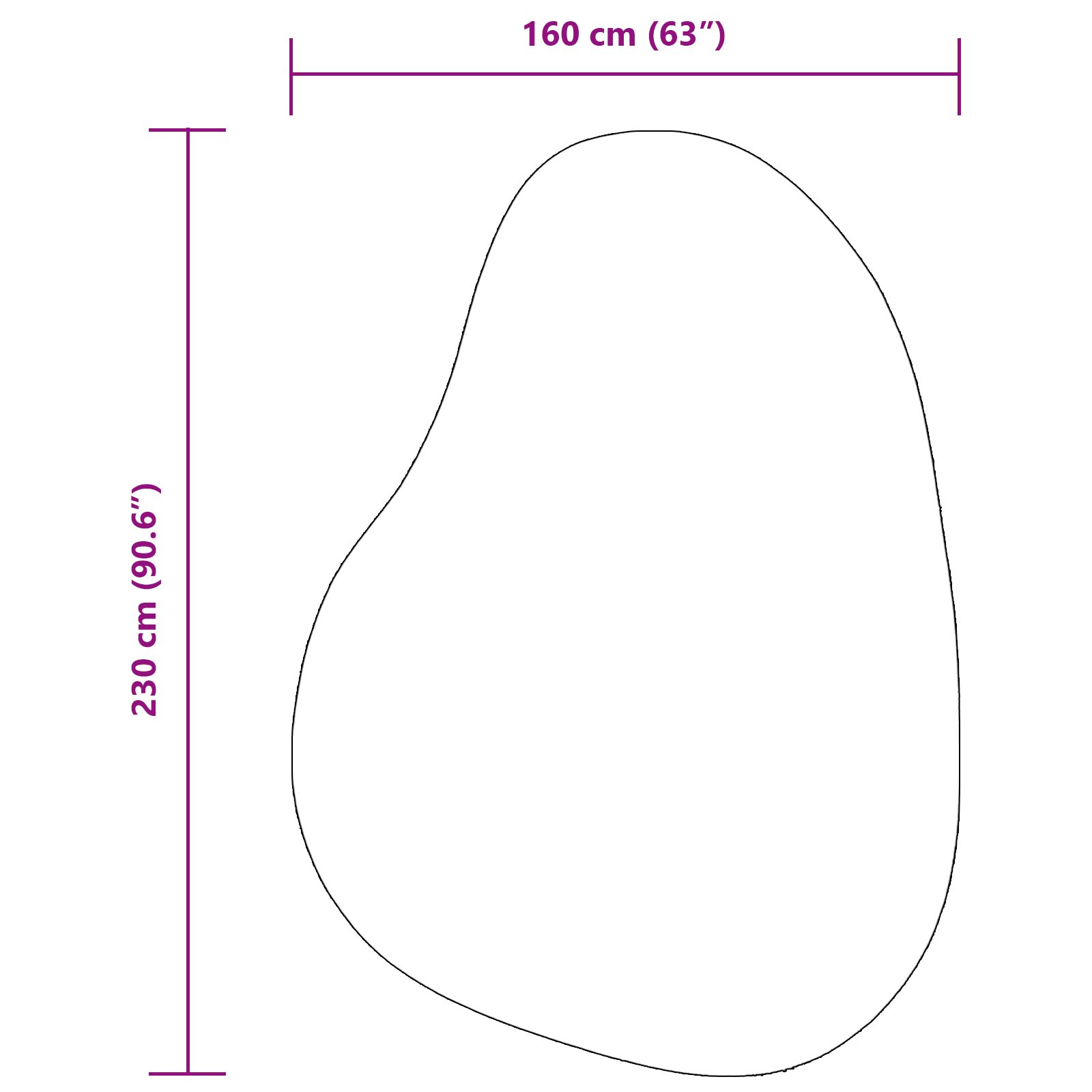 Rug ""HUARTE"" Short Pile Soft and Washable Anthracite 160x230 cm - Image 10