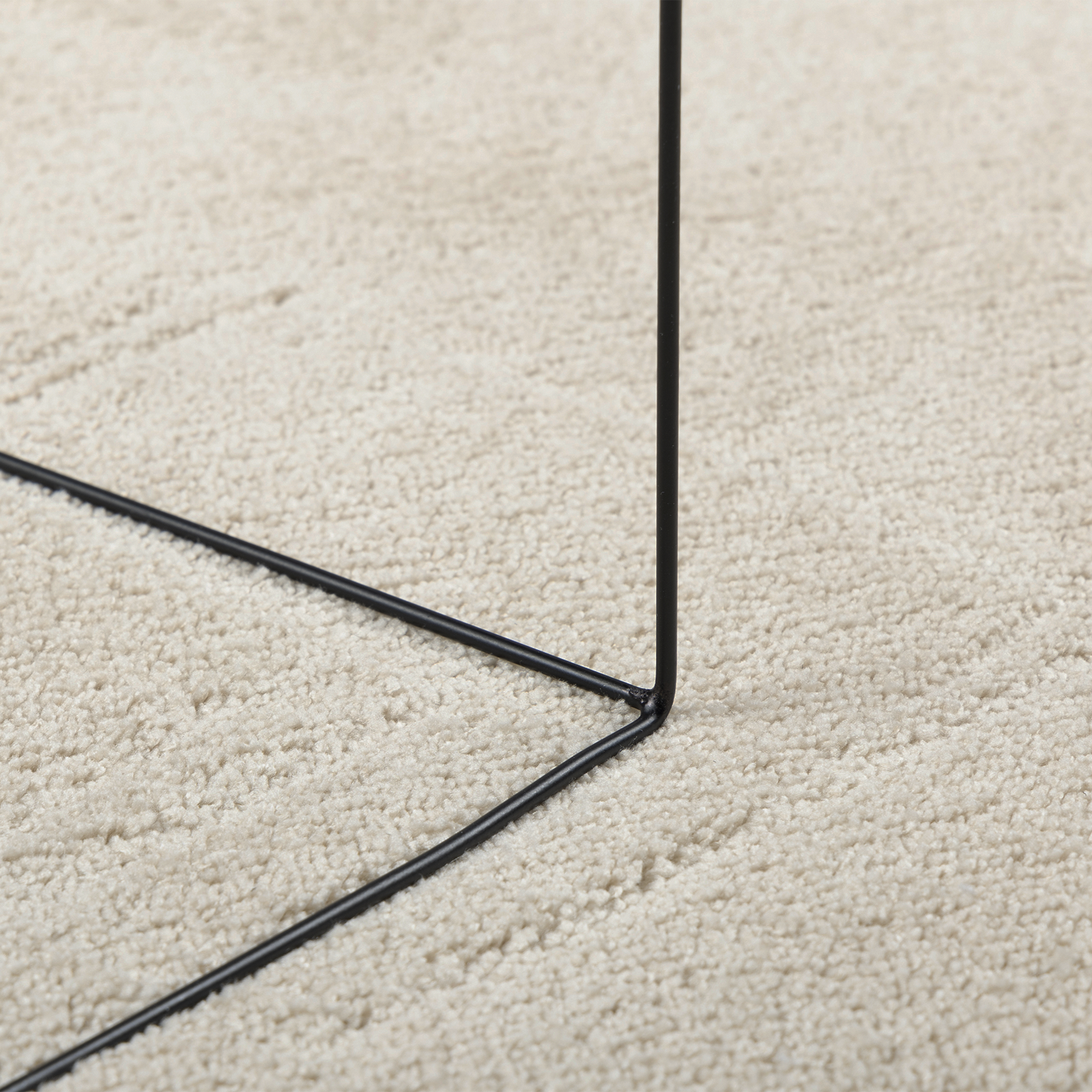 Килим 'HUARTE' с кратък косъм, мек и пераем, бежов 120x170 см - Image 9