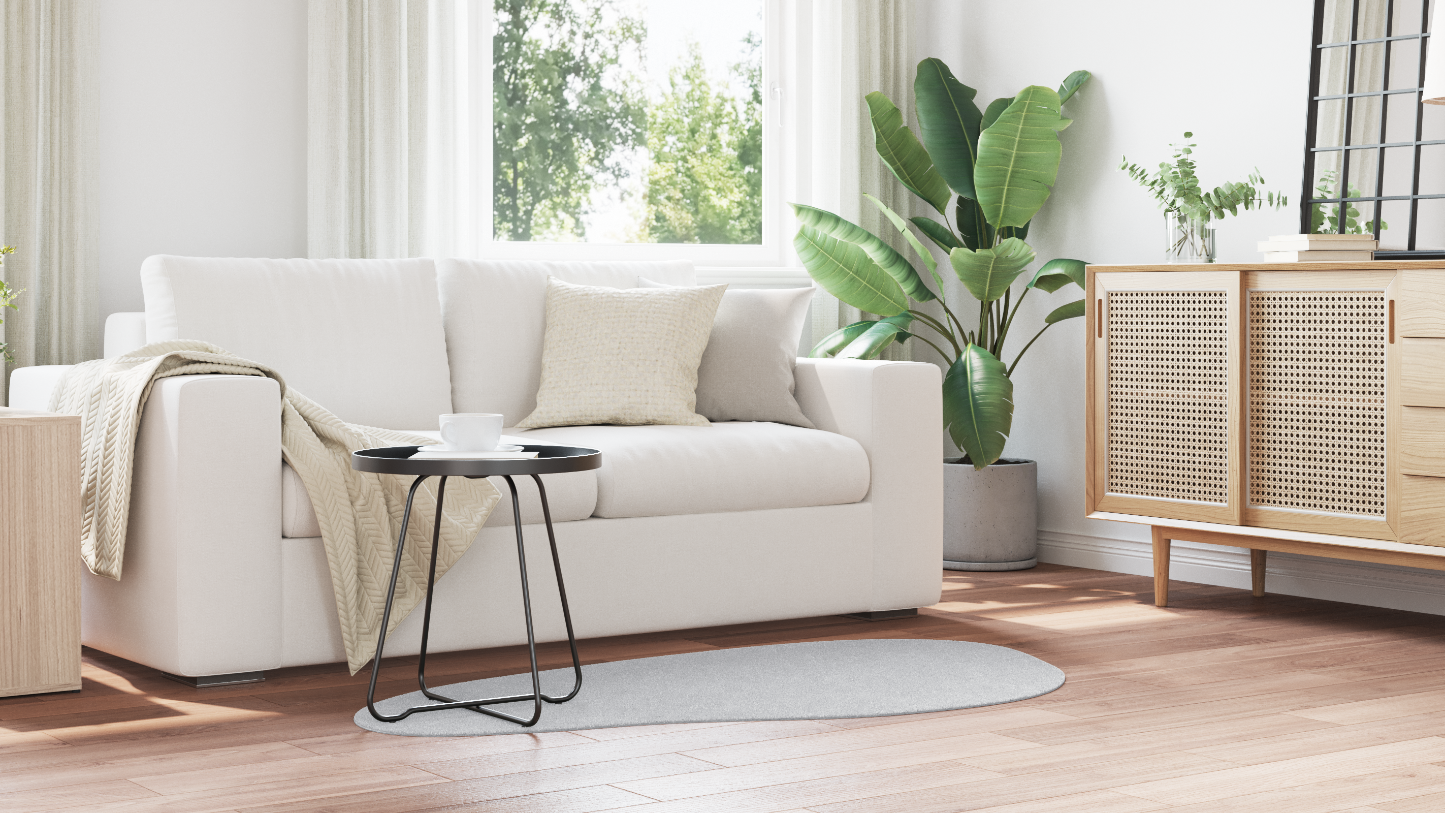 Rug 'HUARTE' Short Pile Soft and Washable Grey 80x150 cm - Image 4