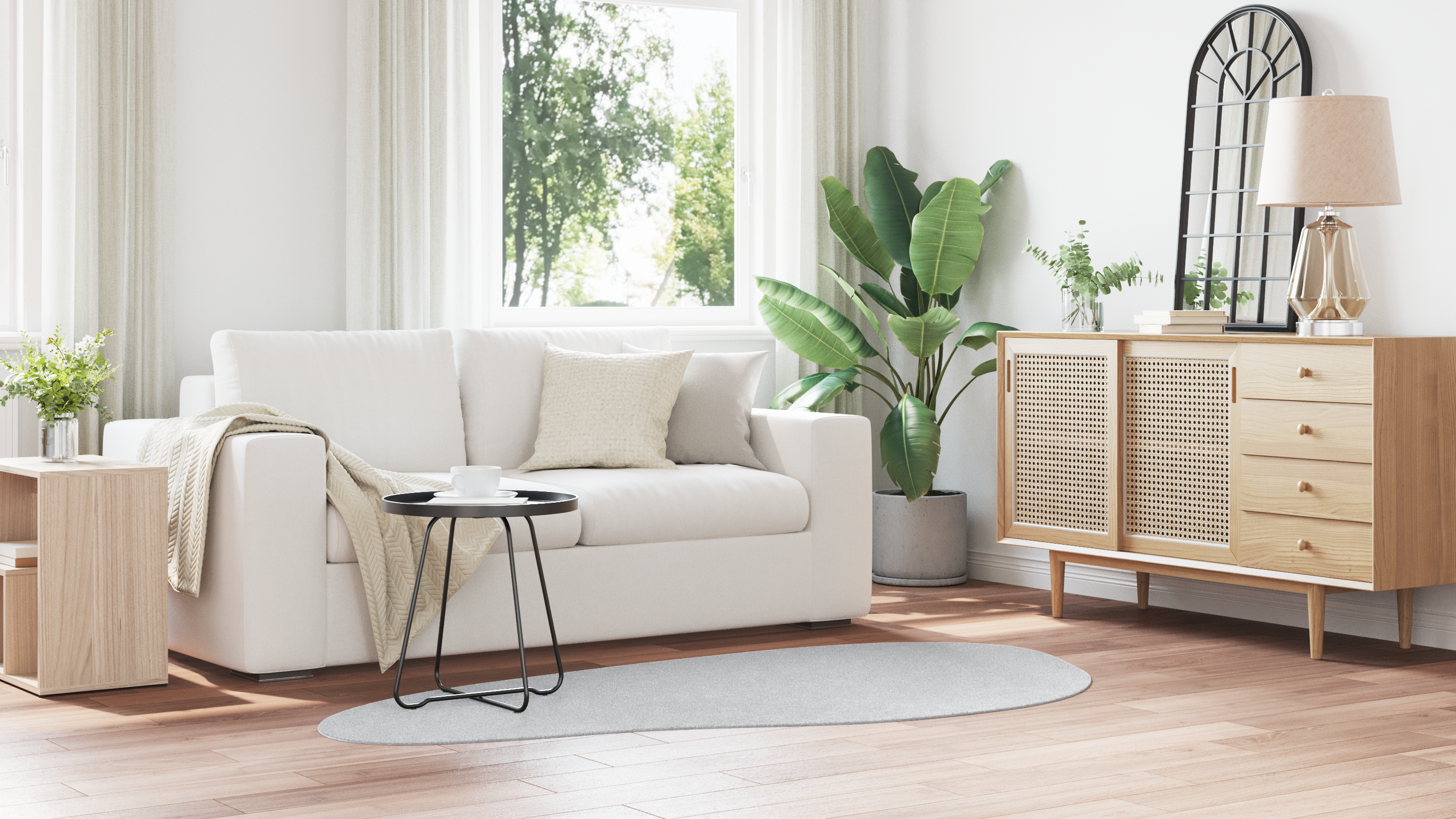 Rug 'HUARTE' Short Pile Soft and Washable Grey 100x200 cm - Image 4