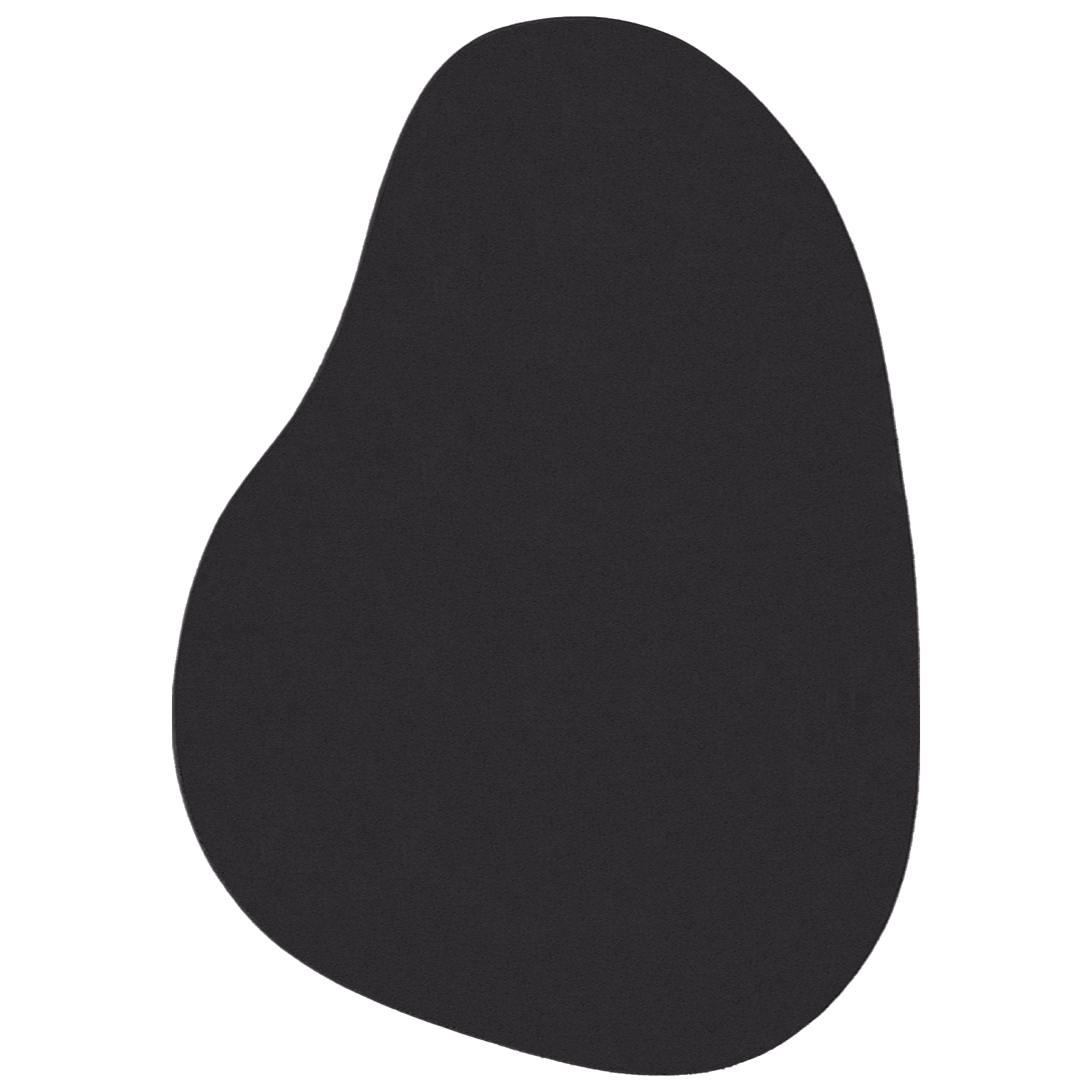 Rugs Black Polypropylene 140 x 200 cm Area Rugs Oval Modern - Image 2