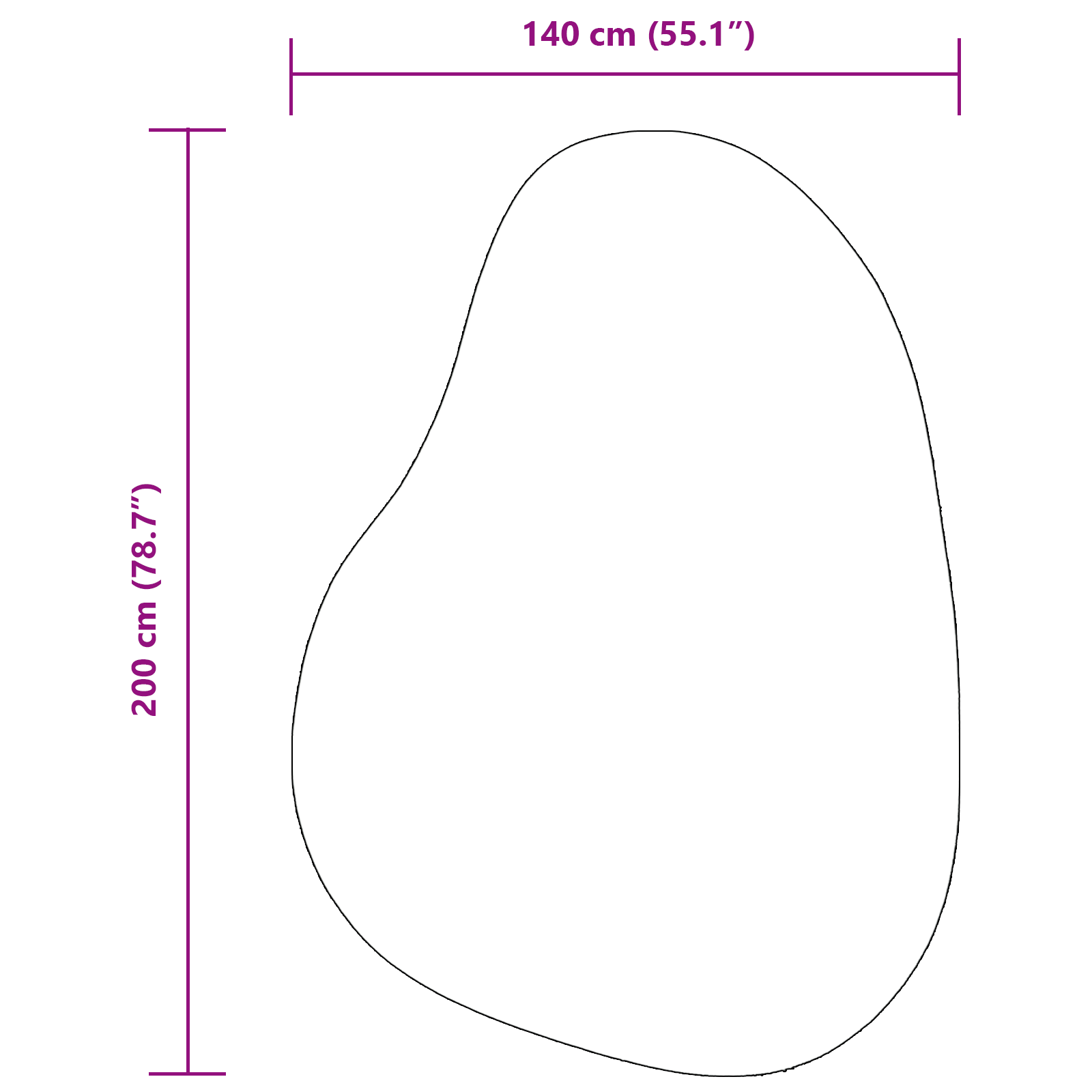 Rugs Black Polypropylene 140 x 200 cm Area Rugs Oval Modern - Image 10