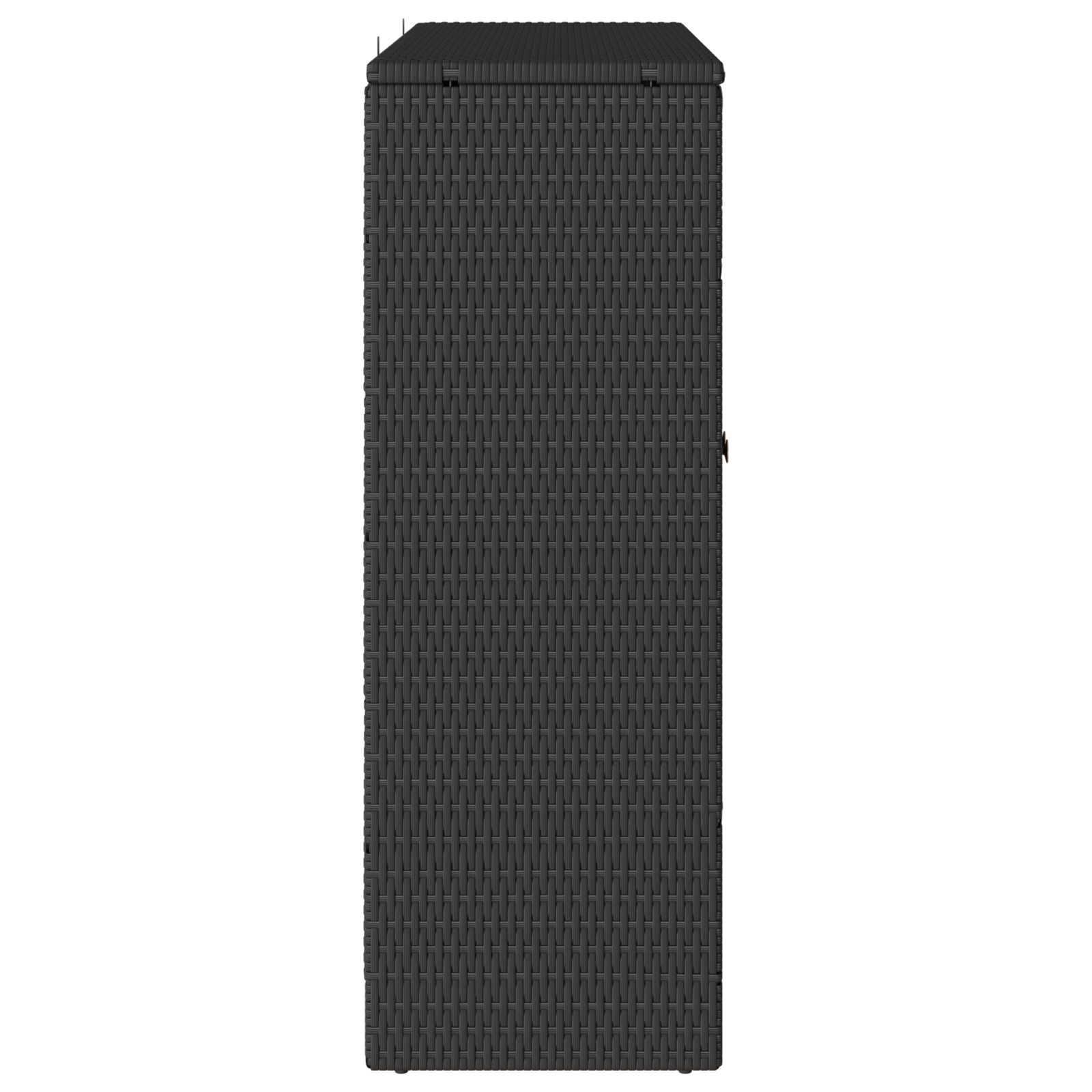 Storage Cabinet Black 100x36x102 cm Rattan - Image 6