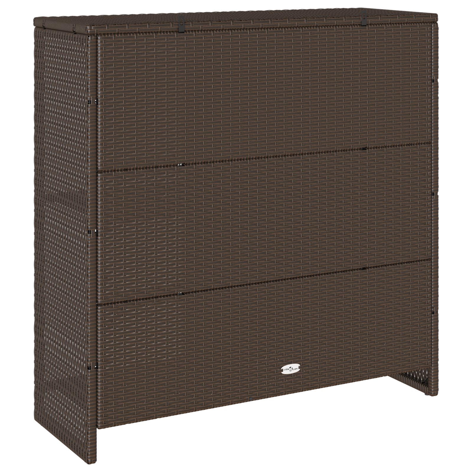 Storage Cabinet Brown 100x36x102 cm Rattan - Image 7