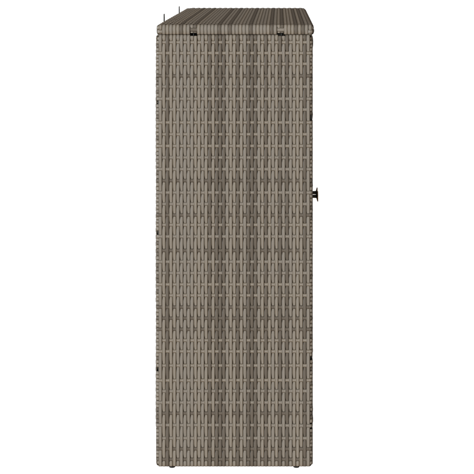 Storage Cabinet Grey 100x36x102 cm Rattan - Image 6