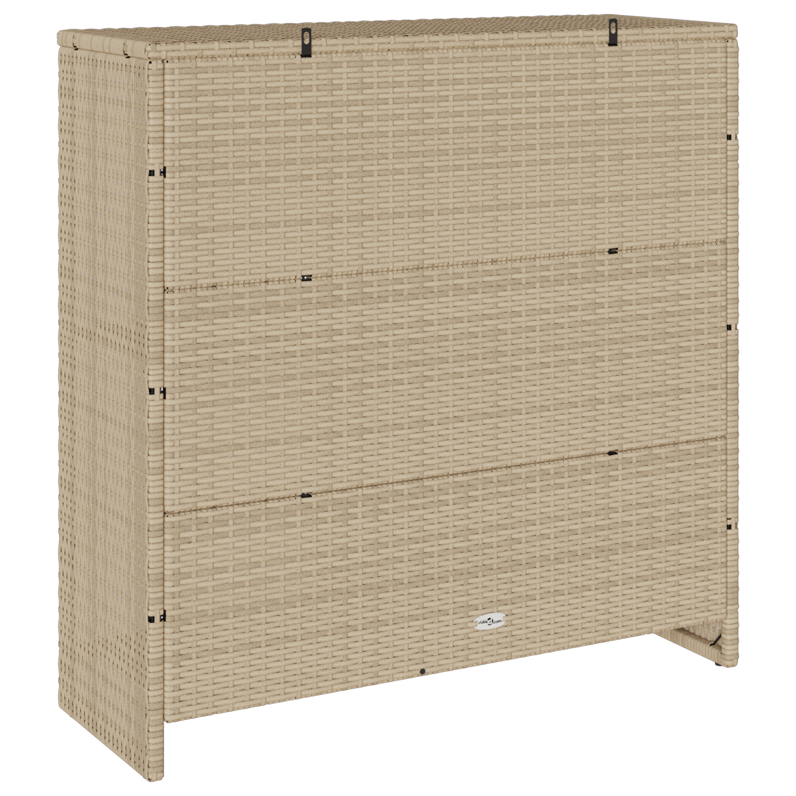 Storage Cabinet Beige 100x36x102 cm Rattan - Image 7
