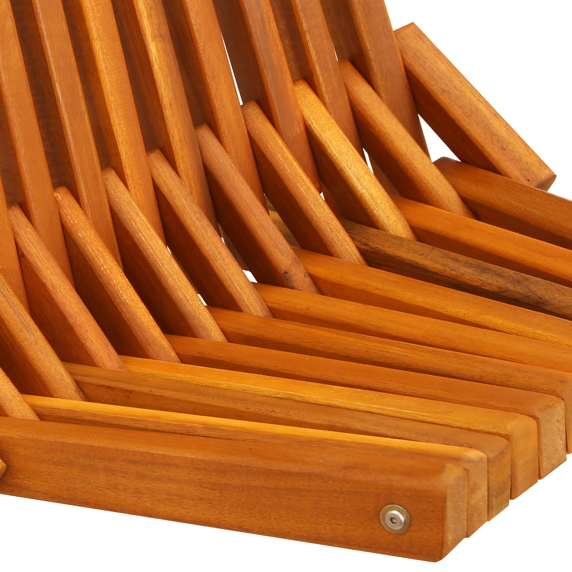 Folding Garden Chairs 2 pcs Solid Wood Acacia - Image 8