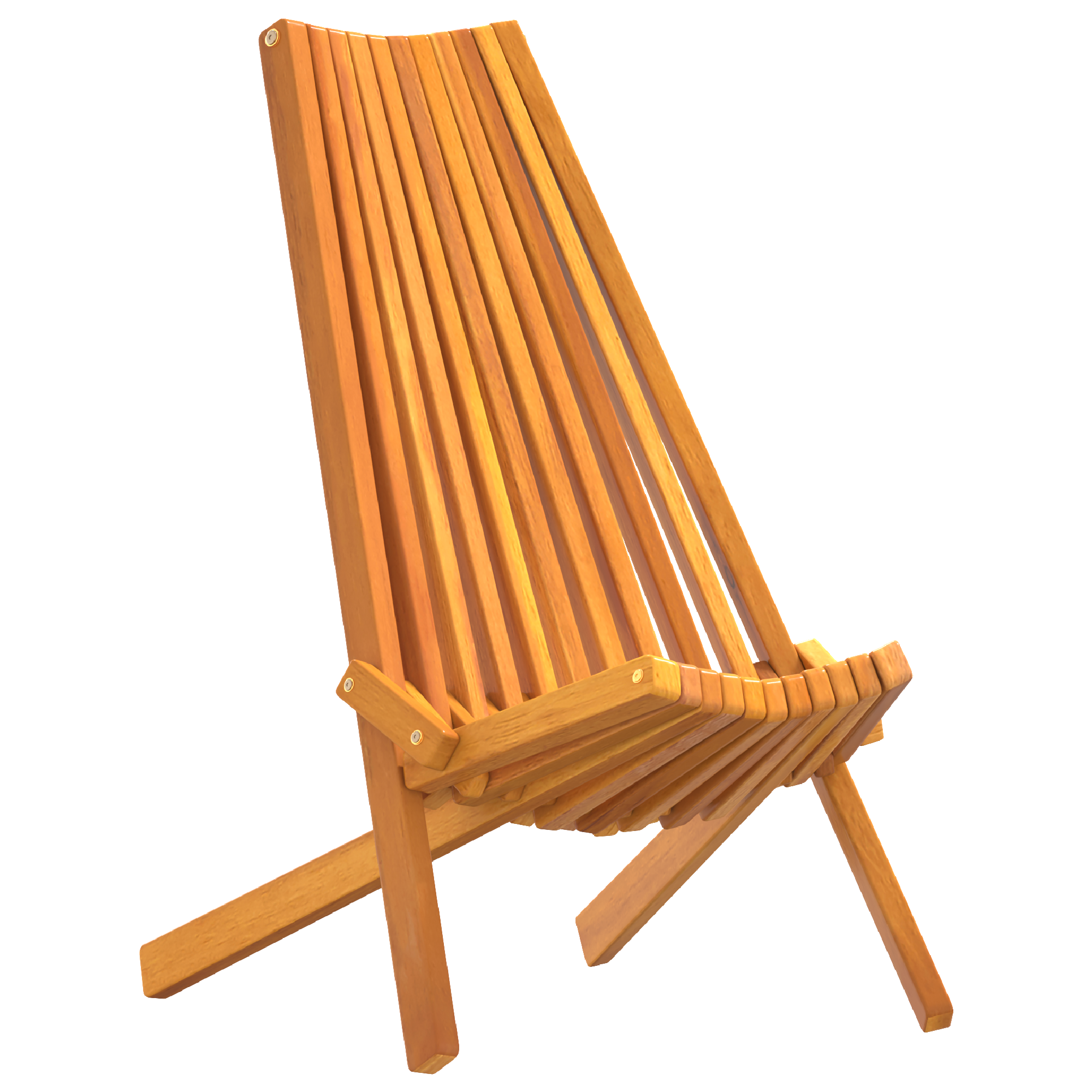 Folding Garden Chairs 2 pcs Solid Wood Acacia - Image 4