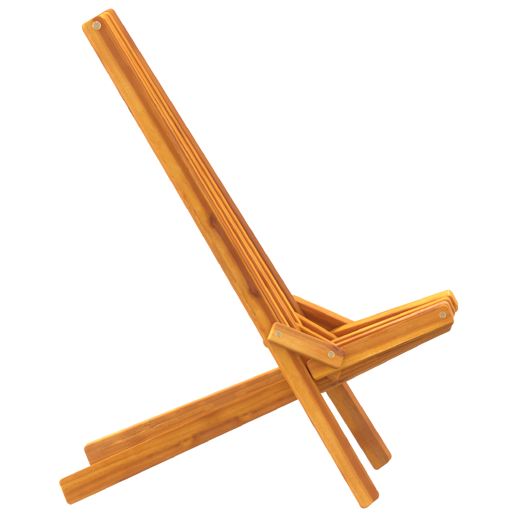 Folding Garden Chairs 2 pcs Solid Wood Acacia - Image 6