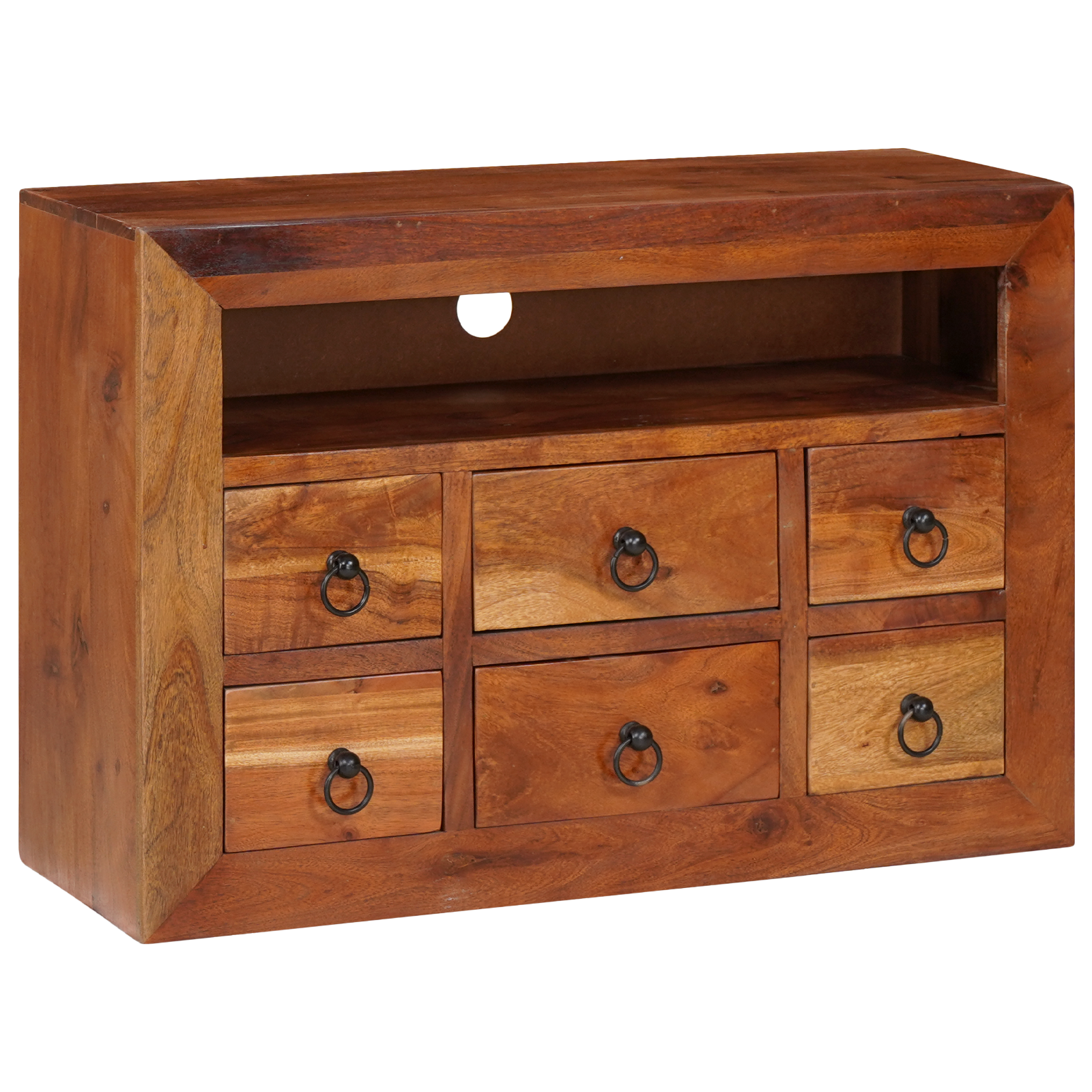 Buffets & Zijtafels Bruin 80 x 30 x 55 cm Massief acaciahout
