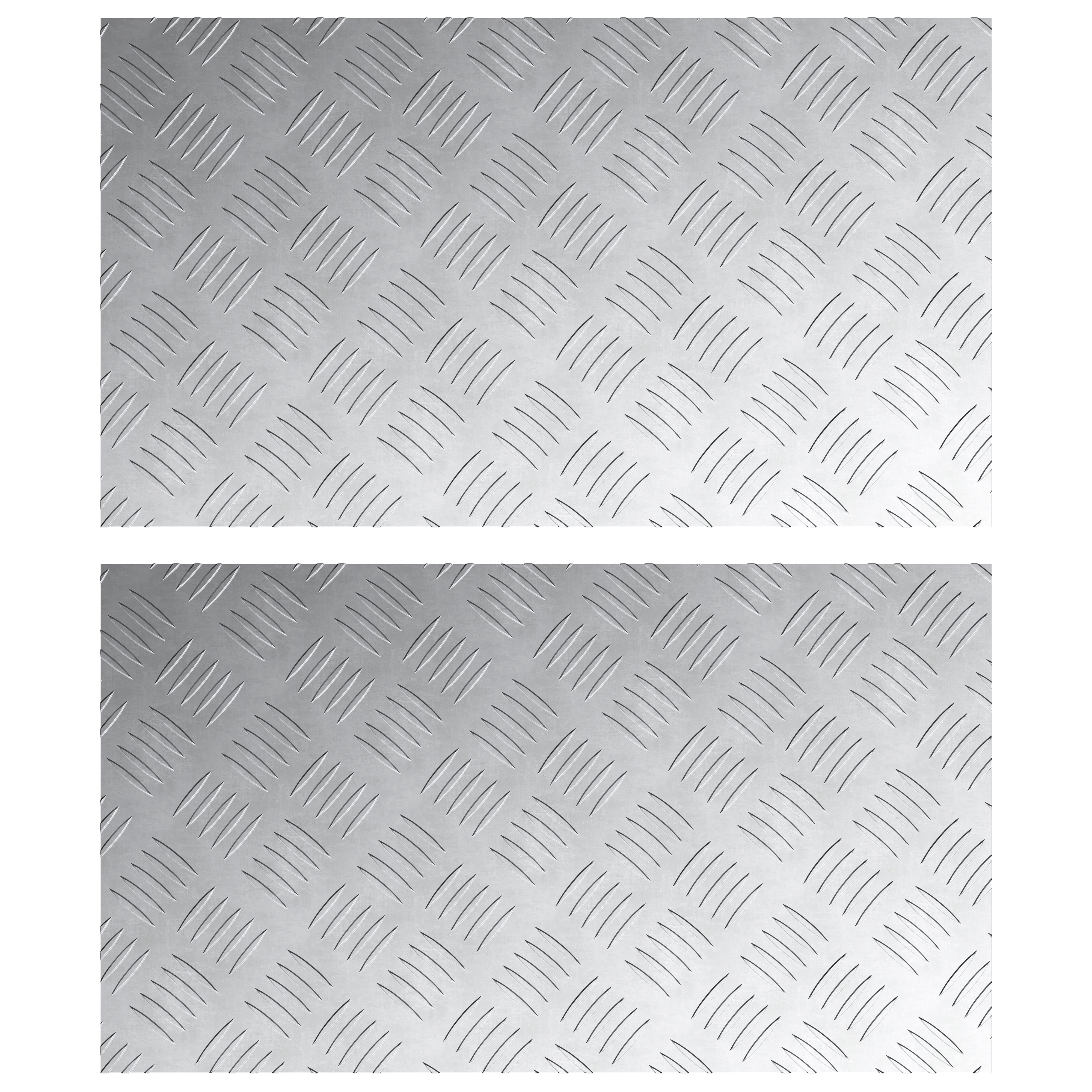 Stair Treads Metallic Silver Aluminium 70 x 40 x 0.3 cm Non-slip - Image 2