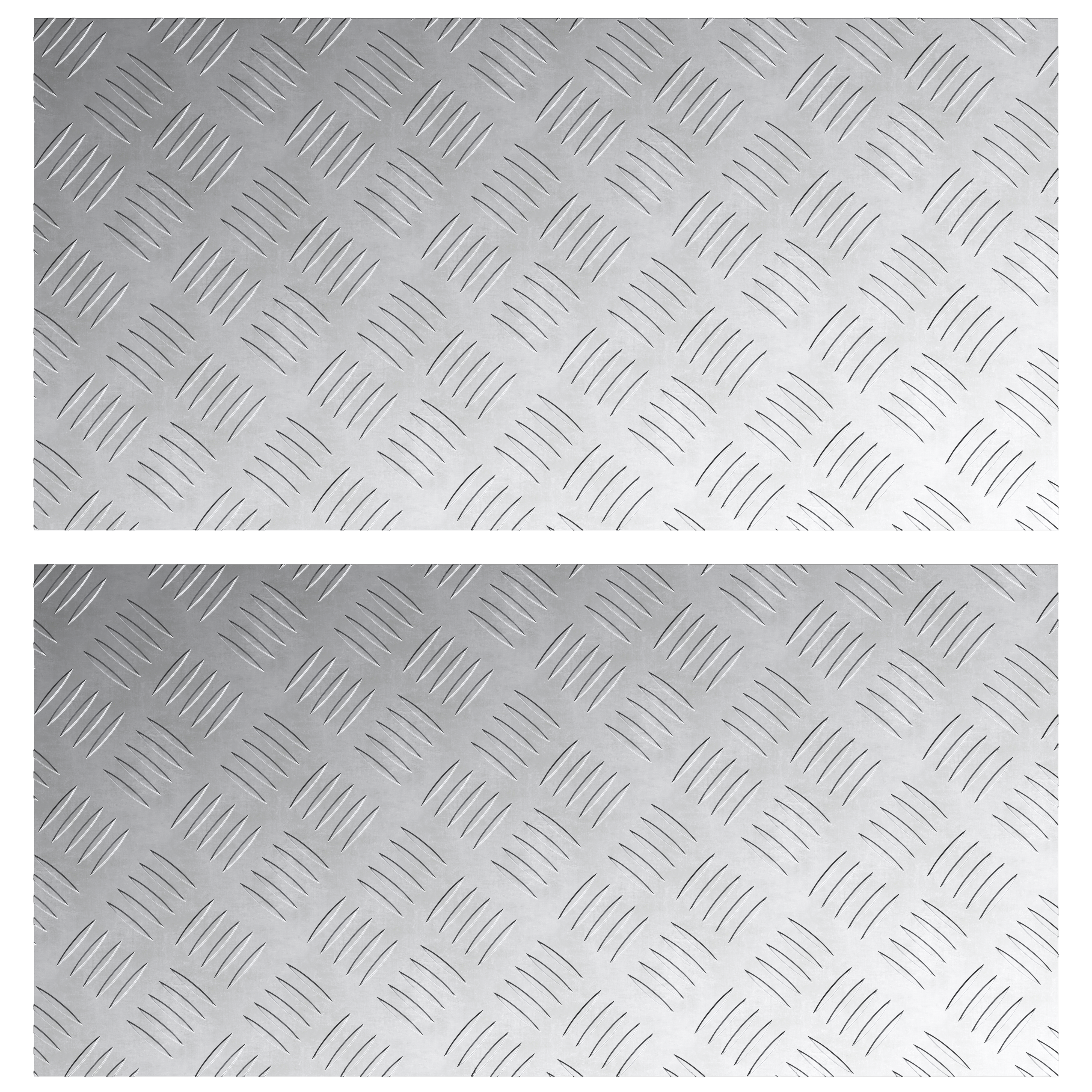 Aluminum Checker Plates - 2 Pack - Anti-Slip - 80x40 cm - Image 2
