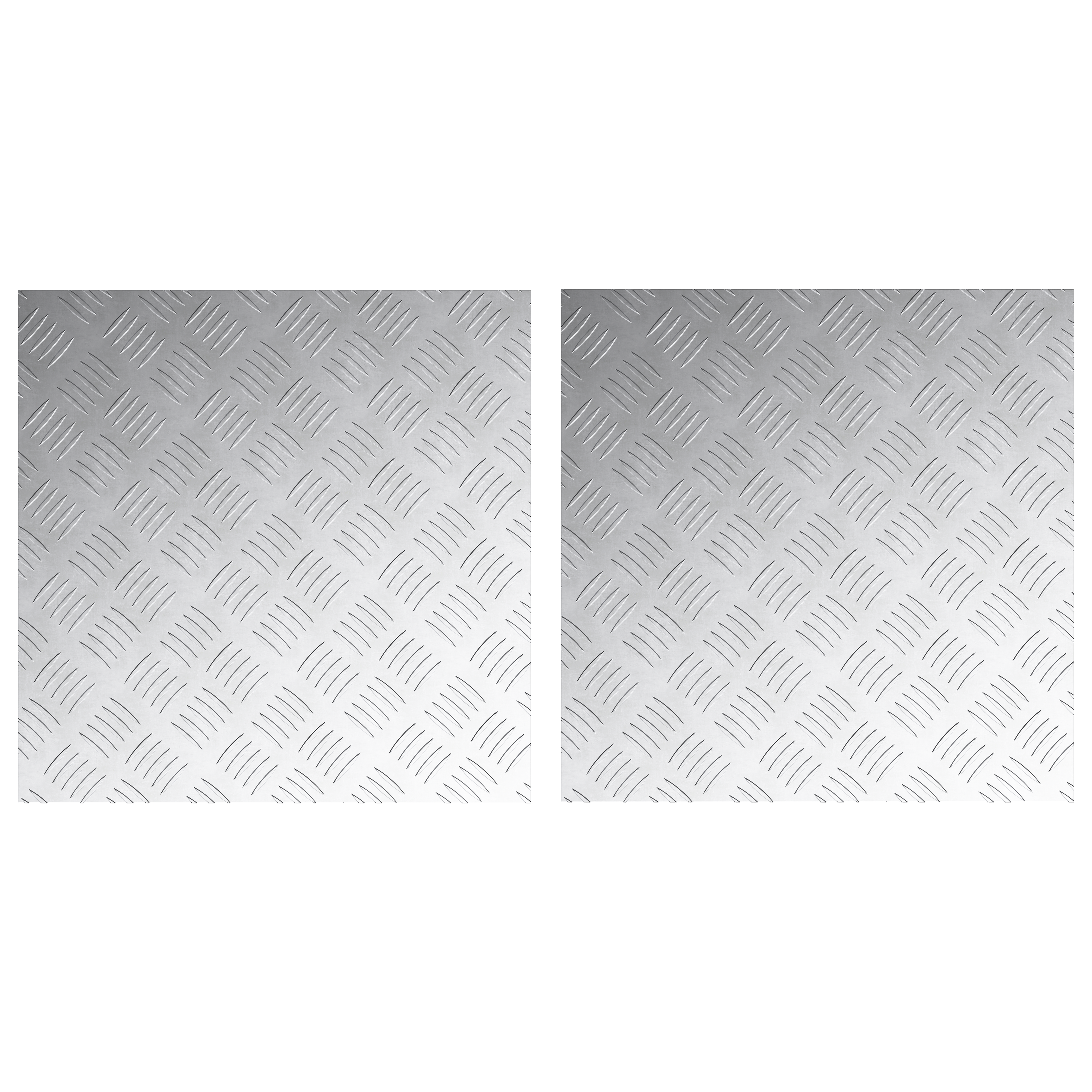 Stair Treads Silver Metal 50 x 50 x 0.3 cm Metal Stair Treads - Image 2