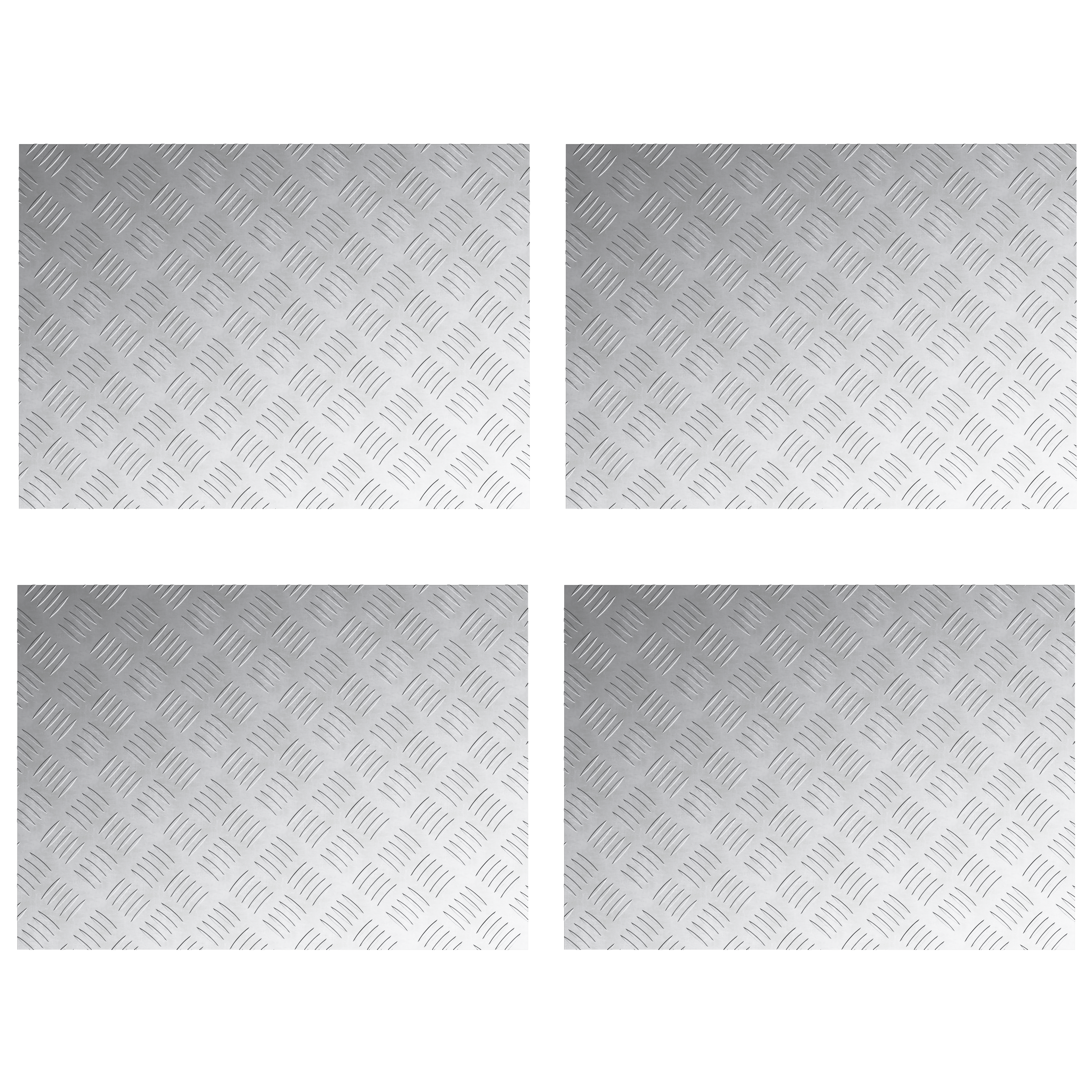 Stair Treads Grey Rubber 70 x 50 x 0.3 cm Non-slip - Image 2
