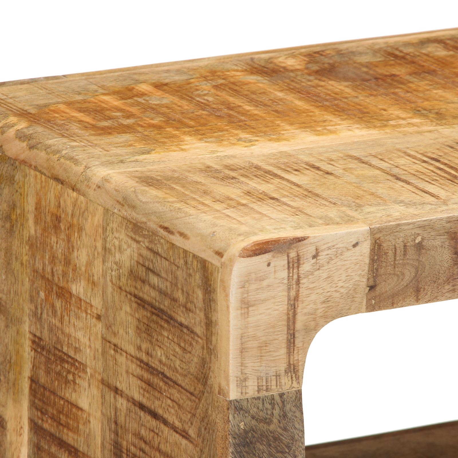 TV Wall Cabinet 60x30x25 cm Solid Wood Rough Mango - Image 7