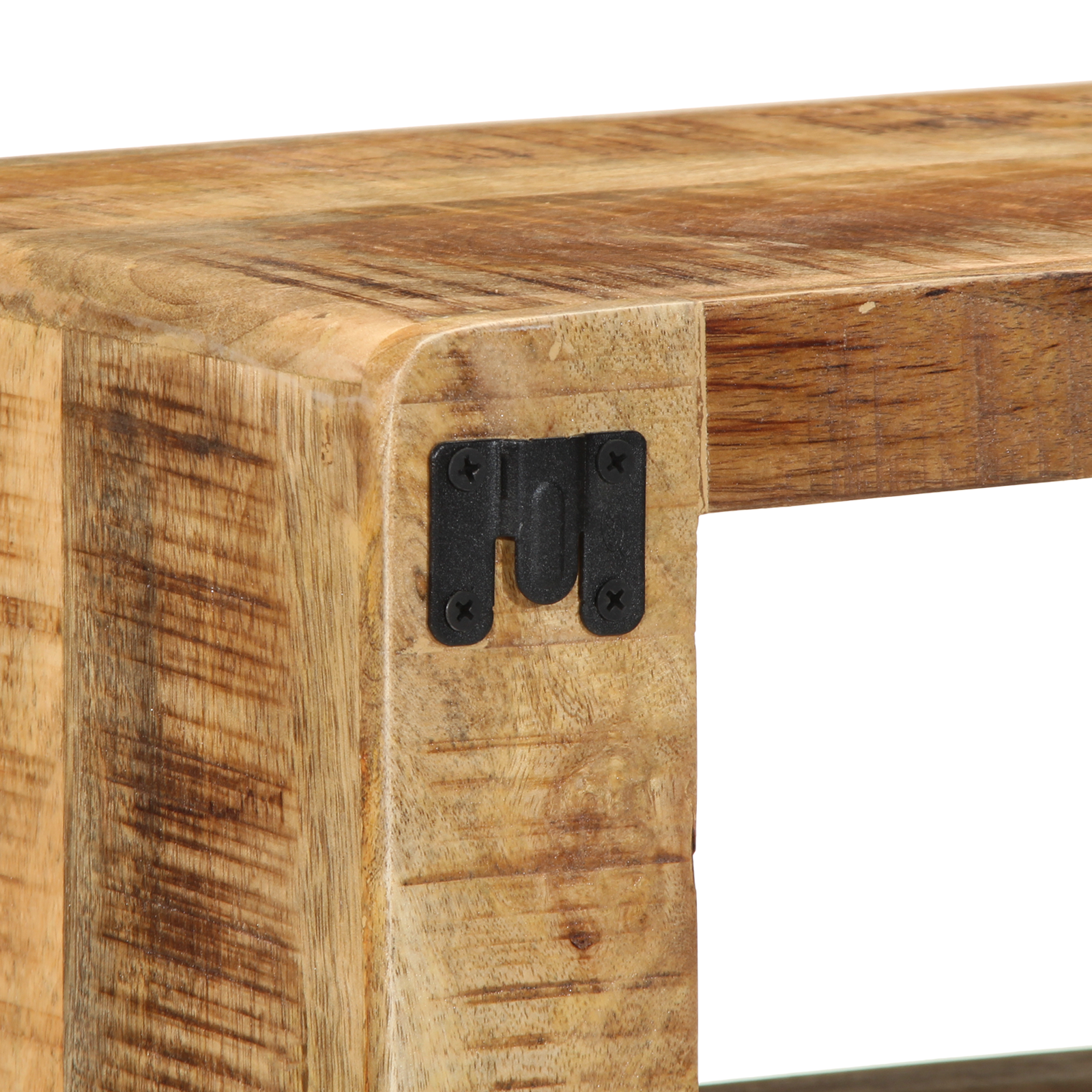 TV Wall Cabinet 60x30x25 cm Solid Wood Rough Mango - Image 8