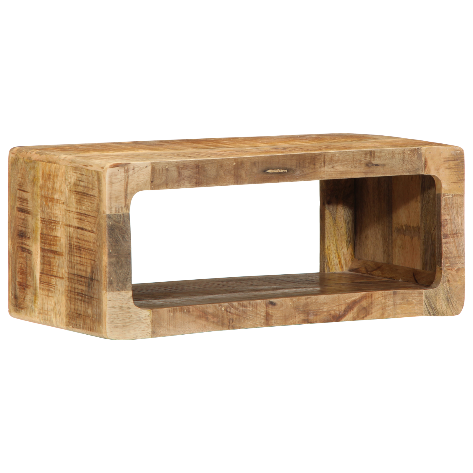 TV Wandkast 60x30x25 cm Massief Ruw Mango