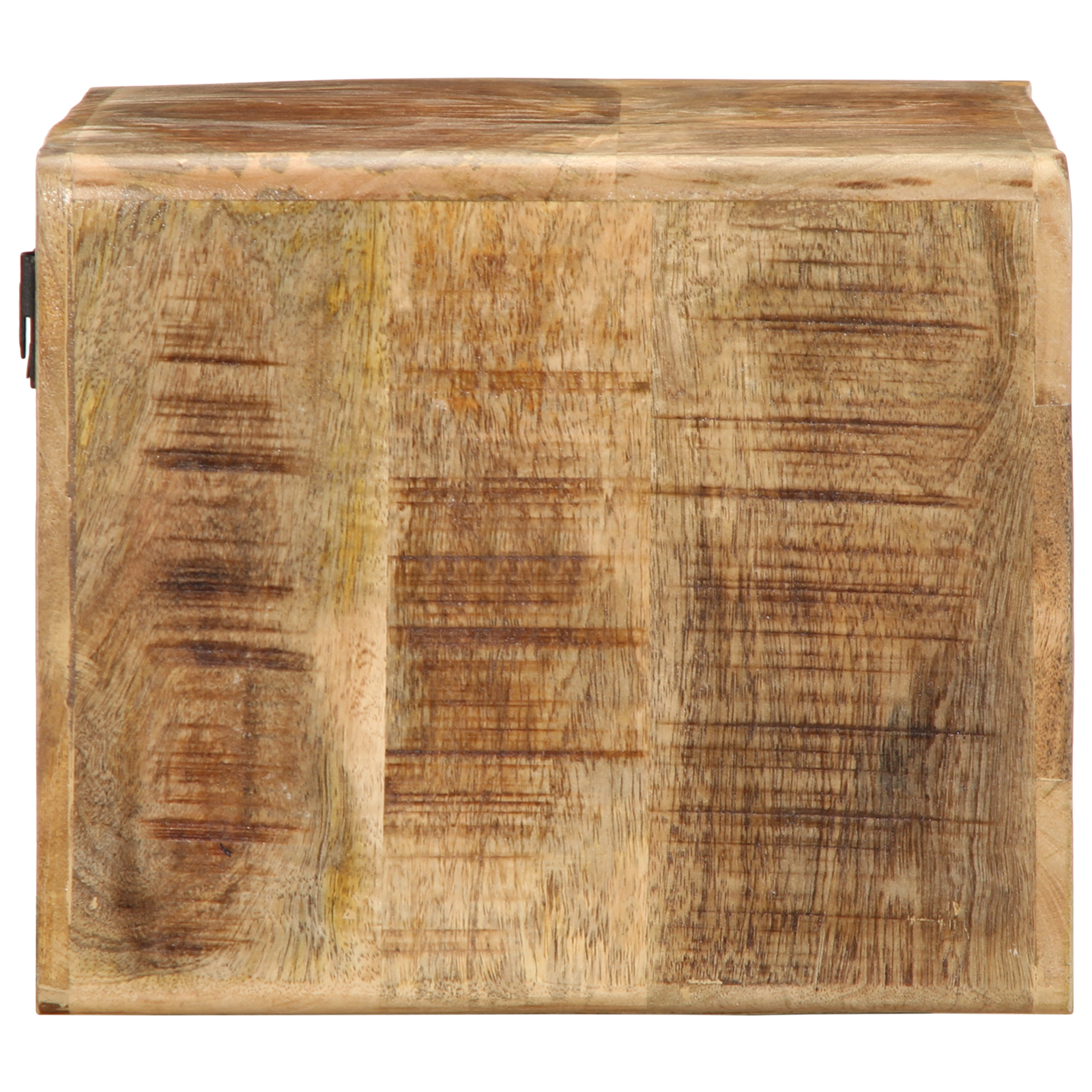 TV Wall Cabinet 60x30x25 cm Solid Wood Rough Mango - Image 5