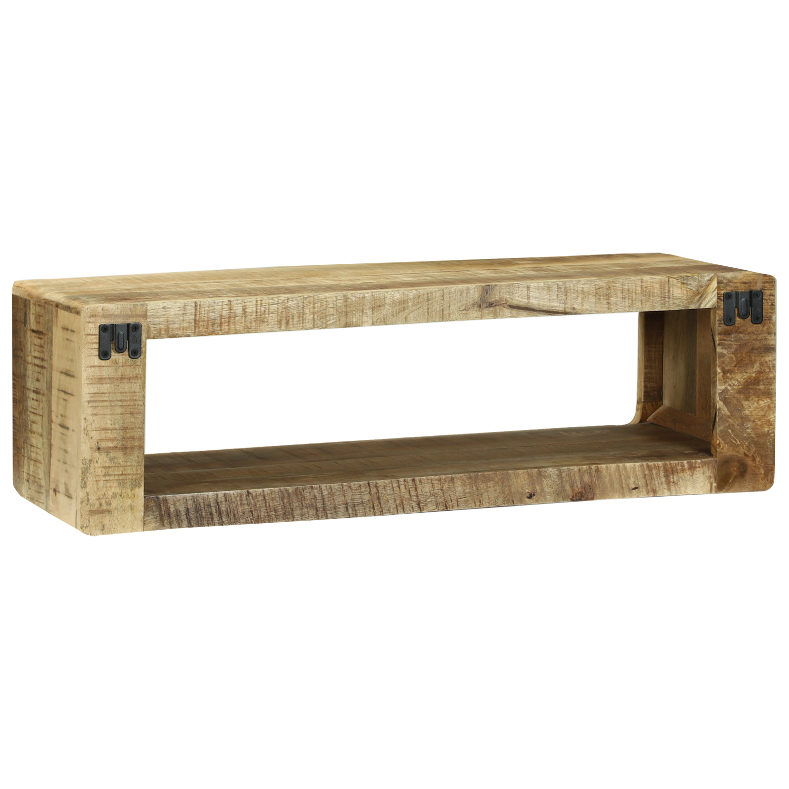 TV Cabinet 80x30x25 cm Solid Wood Rough Mango - Image 5