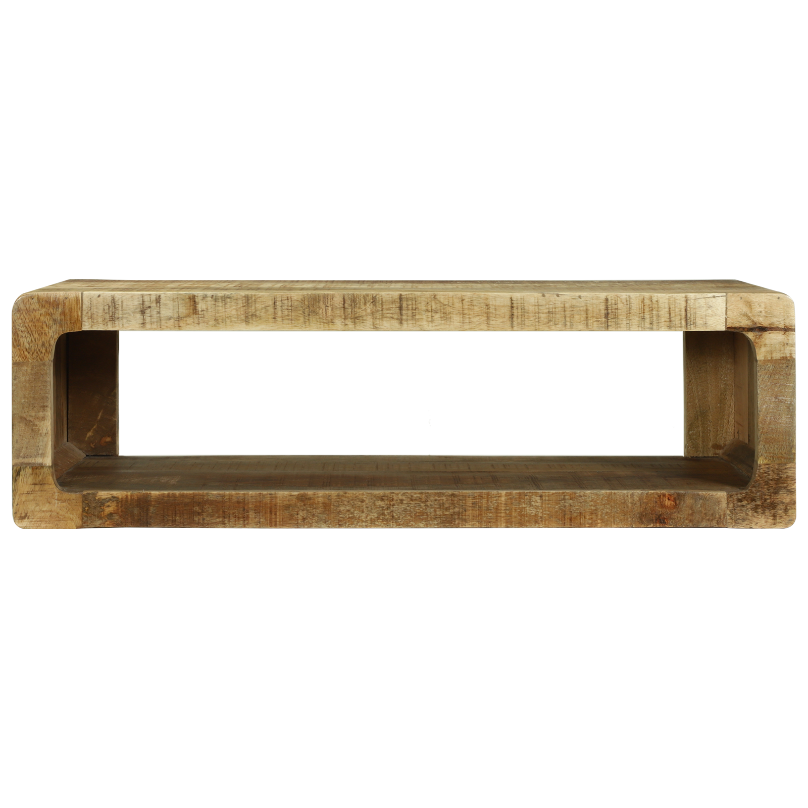 TV Cabinet 80x30x25 cm Solid Wood Rough Mango - Image 3