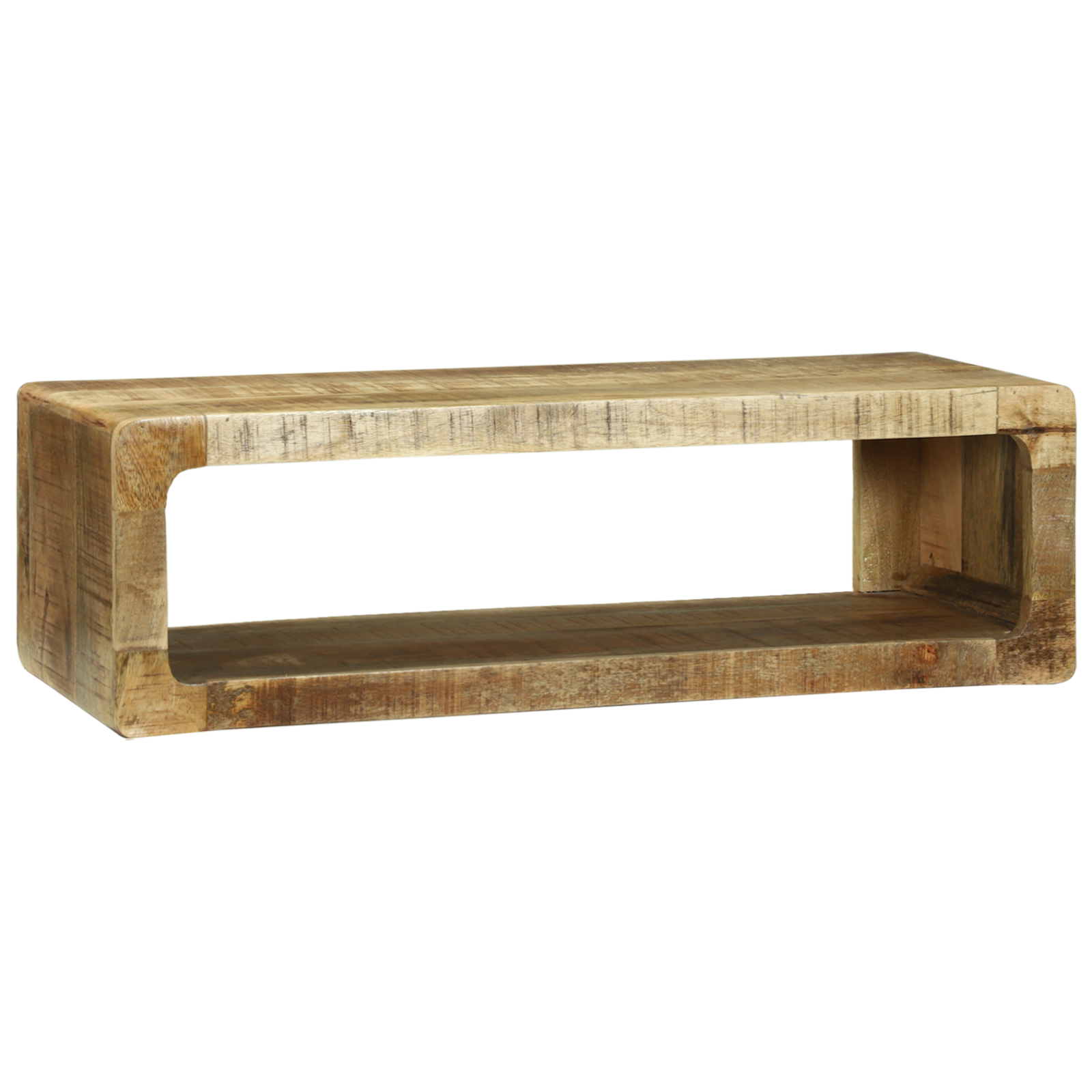 TV Cabinet 80x30x25 cm Solid Wood Rough Mango - Image 6