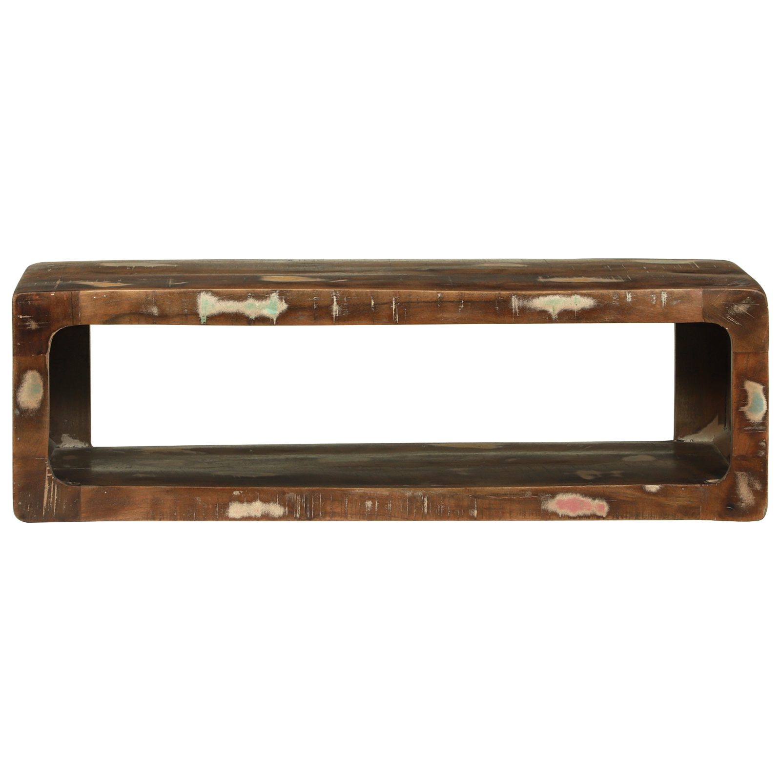 TV Cabinet Multicolour 80x30x25 cm Solid Wood Reclaimed - Image 3