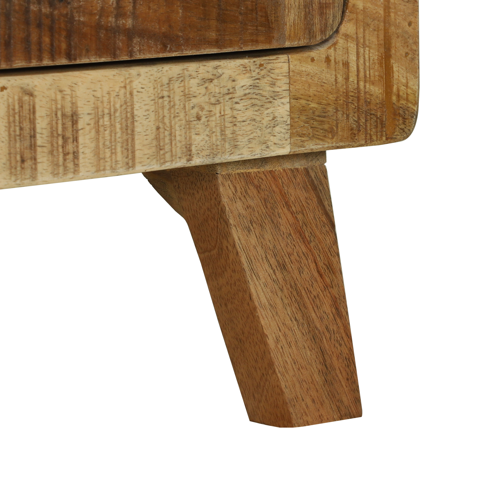 Coffee Table 80x54x45 cm Solid Wood Rough Mango - Image 7