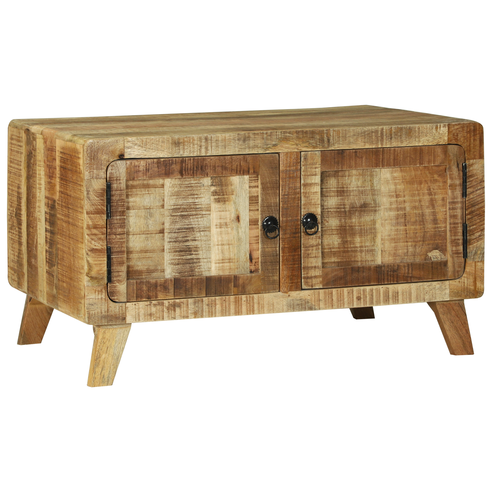 Coffee Table 80x54x45 cm Solid Wood Rough Mango