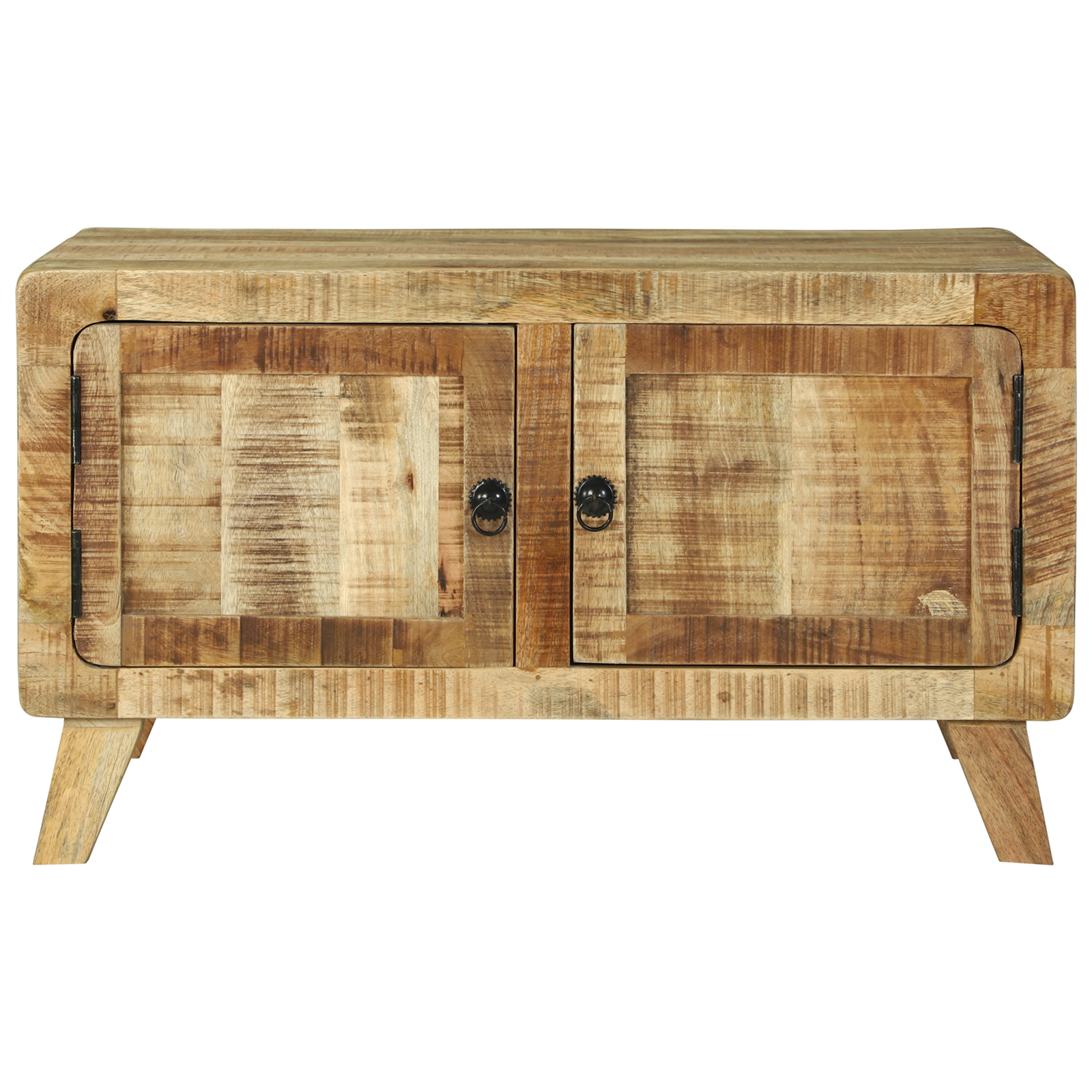 Coffee Table 80x54x45 cm Solid Wood Rough Mango - Image 4