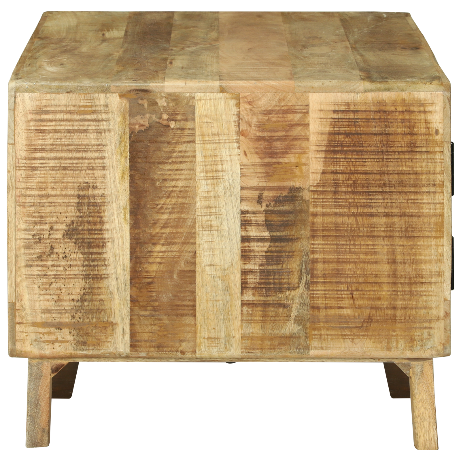 Coffee Table 80x54x45 cm Solid Wood Rough Mango - Image 5
