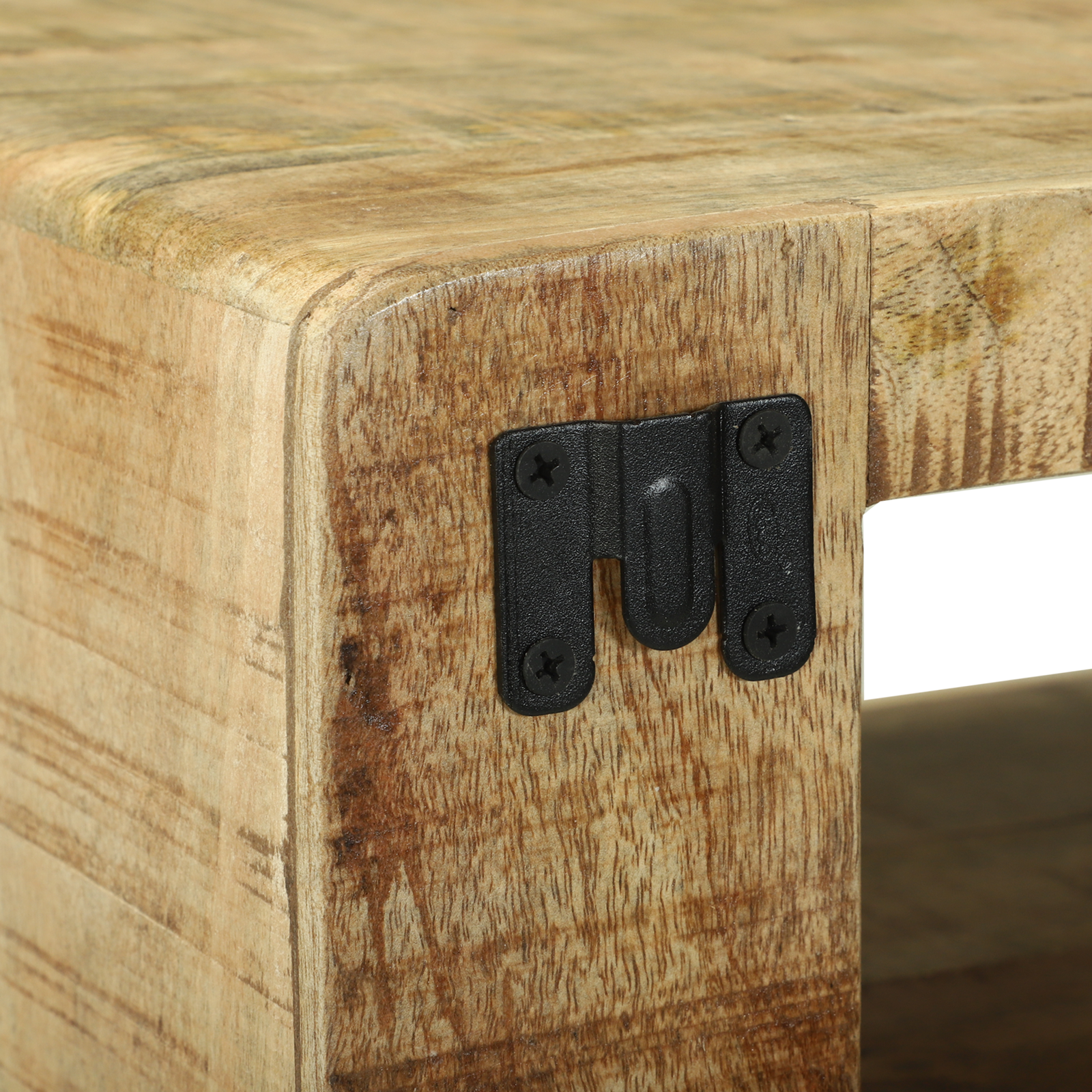 TV Cabinet 80x32x36 cm Solid Wood Mango - Image 7