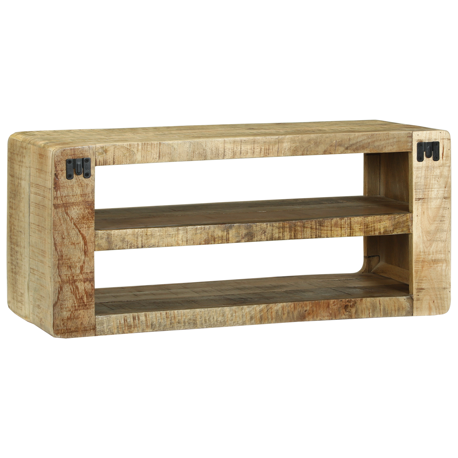TV Cabinet 80x32x36 cm Solid Wood Mango - Image 5