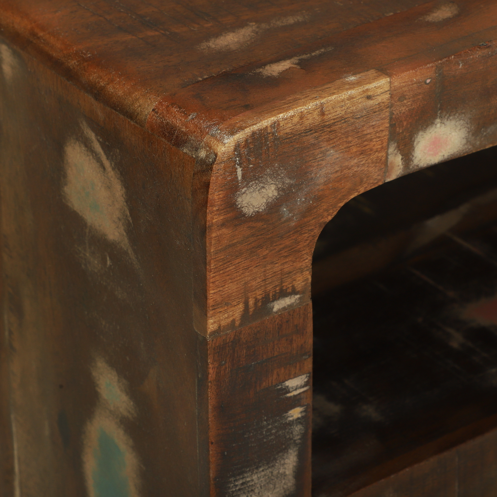 TV Cabinet 80x32x36 cm Solid Wood Reclaimed - Image 8