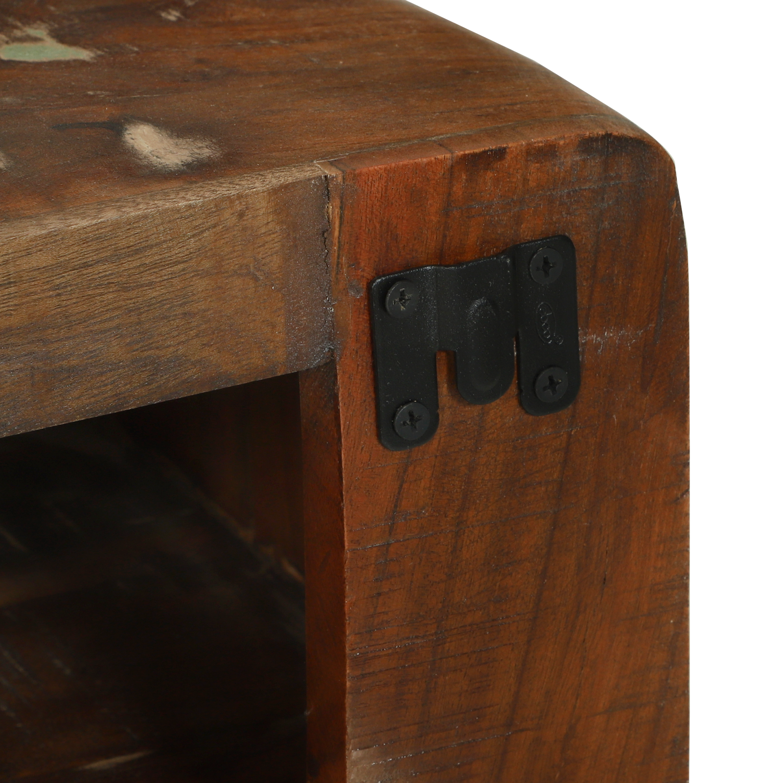 TV Cabinet 80x32x36 cm Solid Wood Reclaimed - Image 9