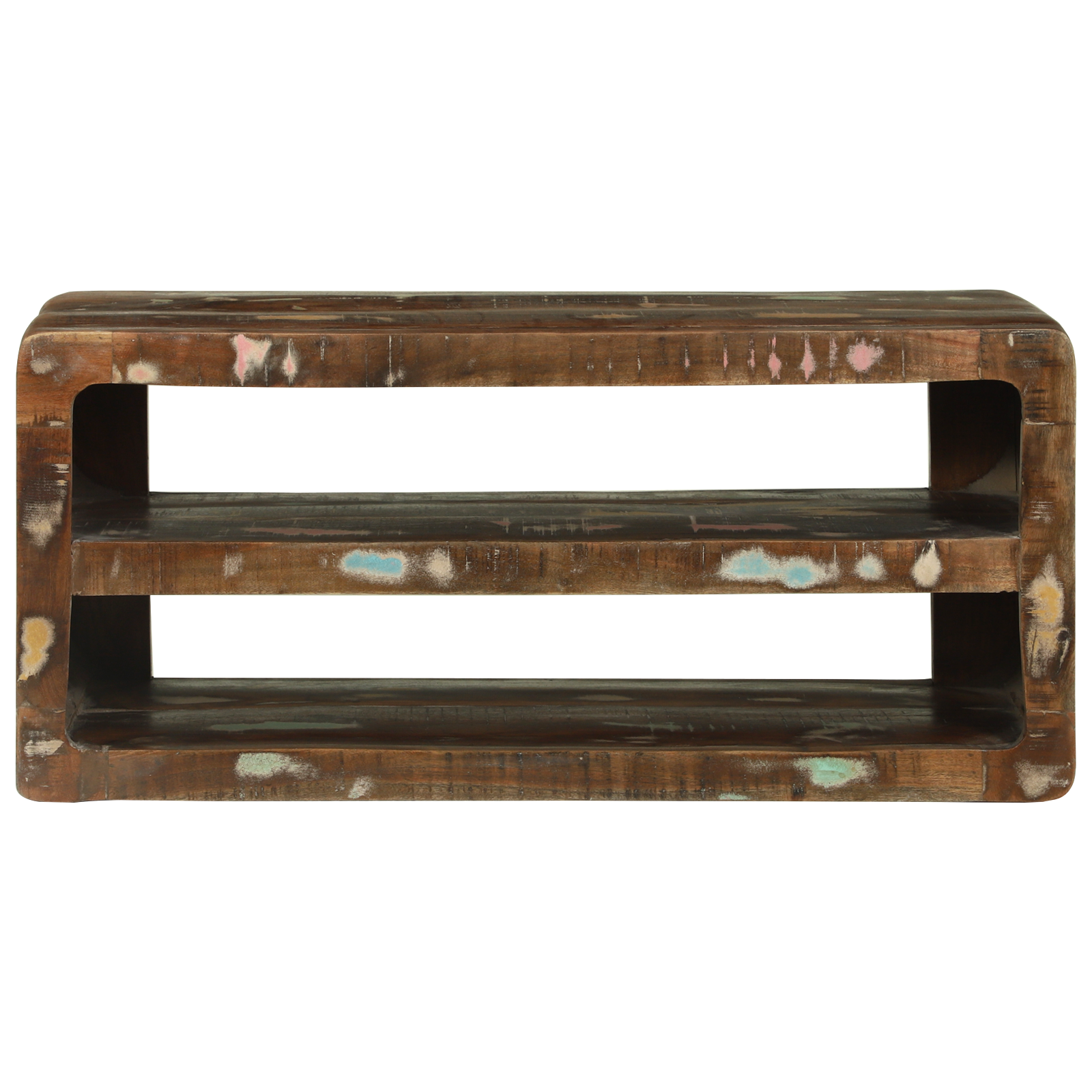 TV Cabinet 80x32x36 cm Solid Wood Reclaimed - Image 3