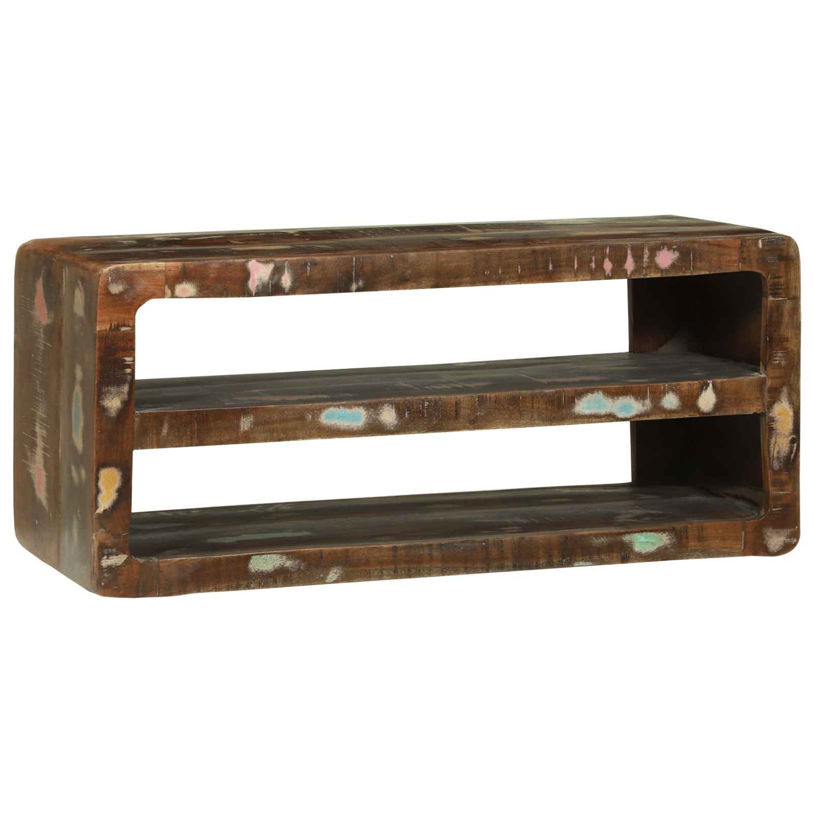 TV Cabinet 80x32x36 cm Solid Wood Reclaimed - Image 7