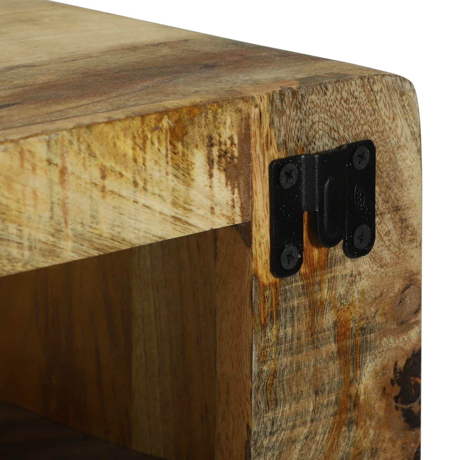 TV Cabinet 100x32x36 cm Solid Wood Mango - Image 8