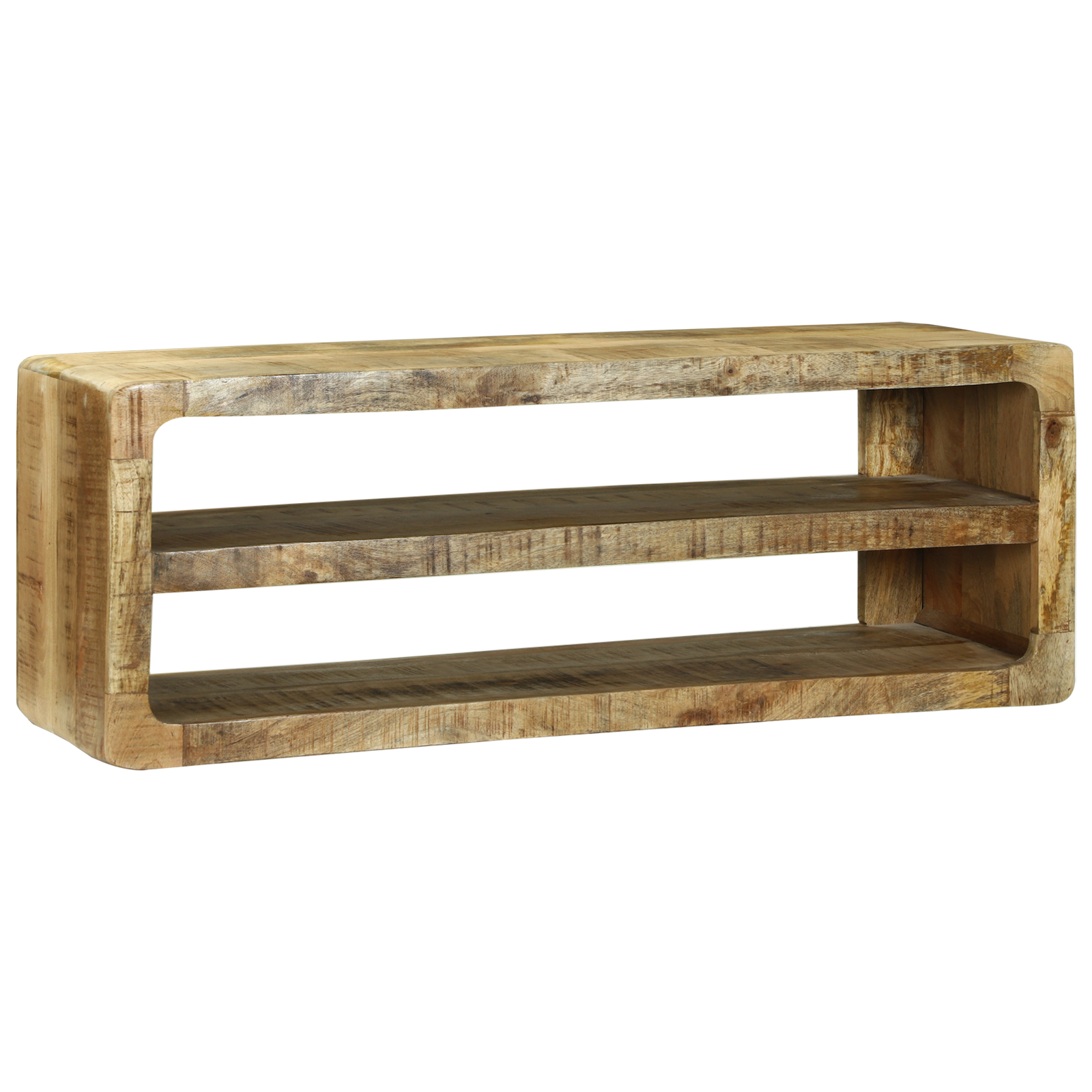 TV Cabinet 100x32x36 cm Solid Wood Mango - Image 2