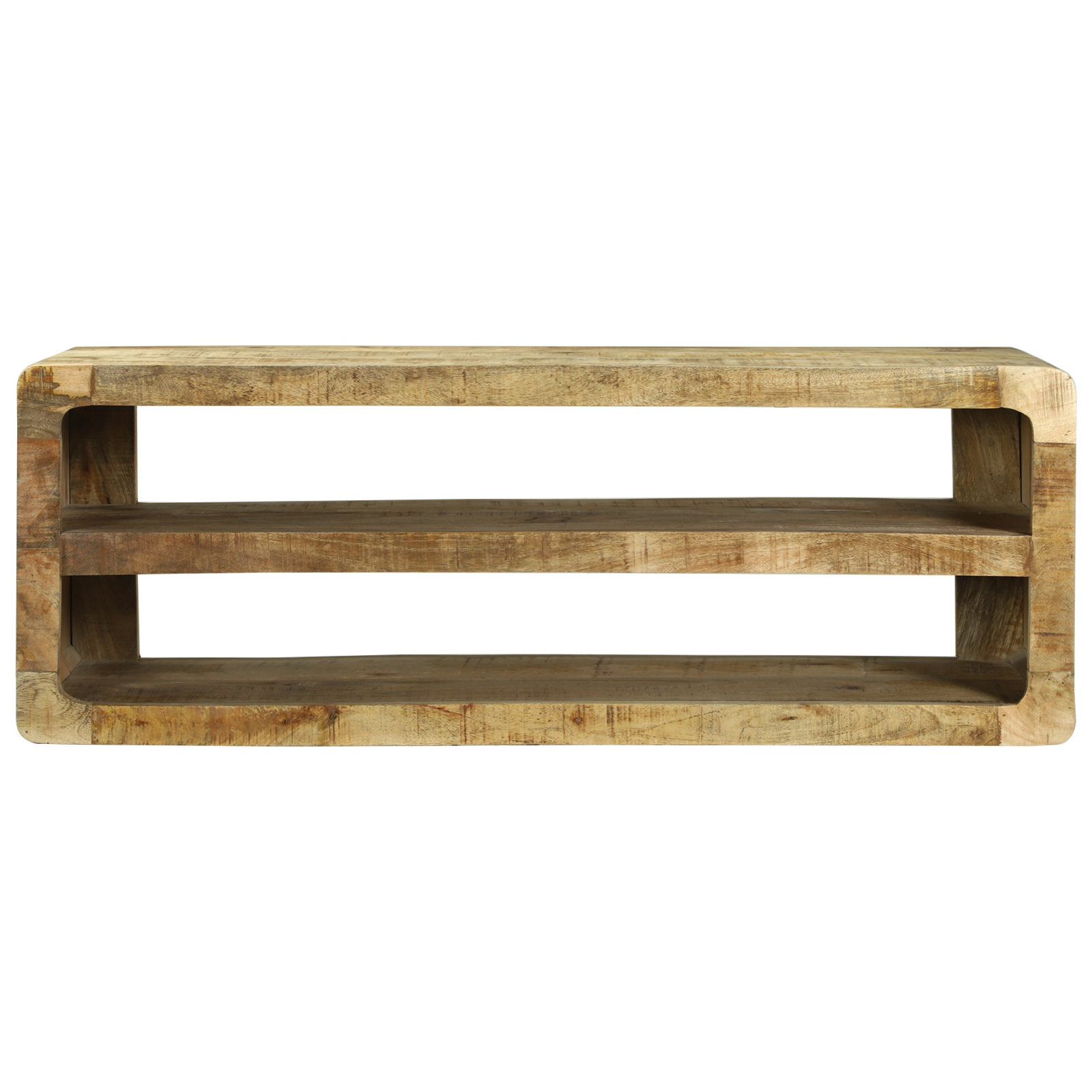 TV Cabinet 100x32x36 cm Solid Wood Mango - Image 3