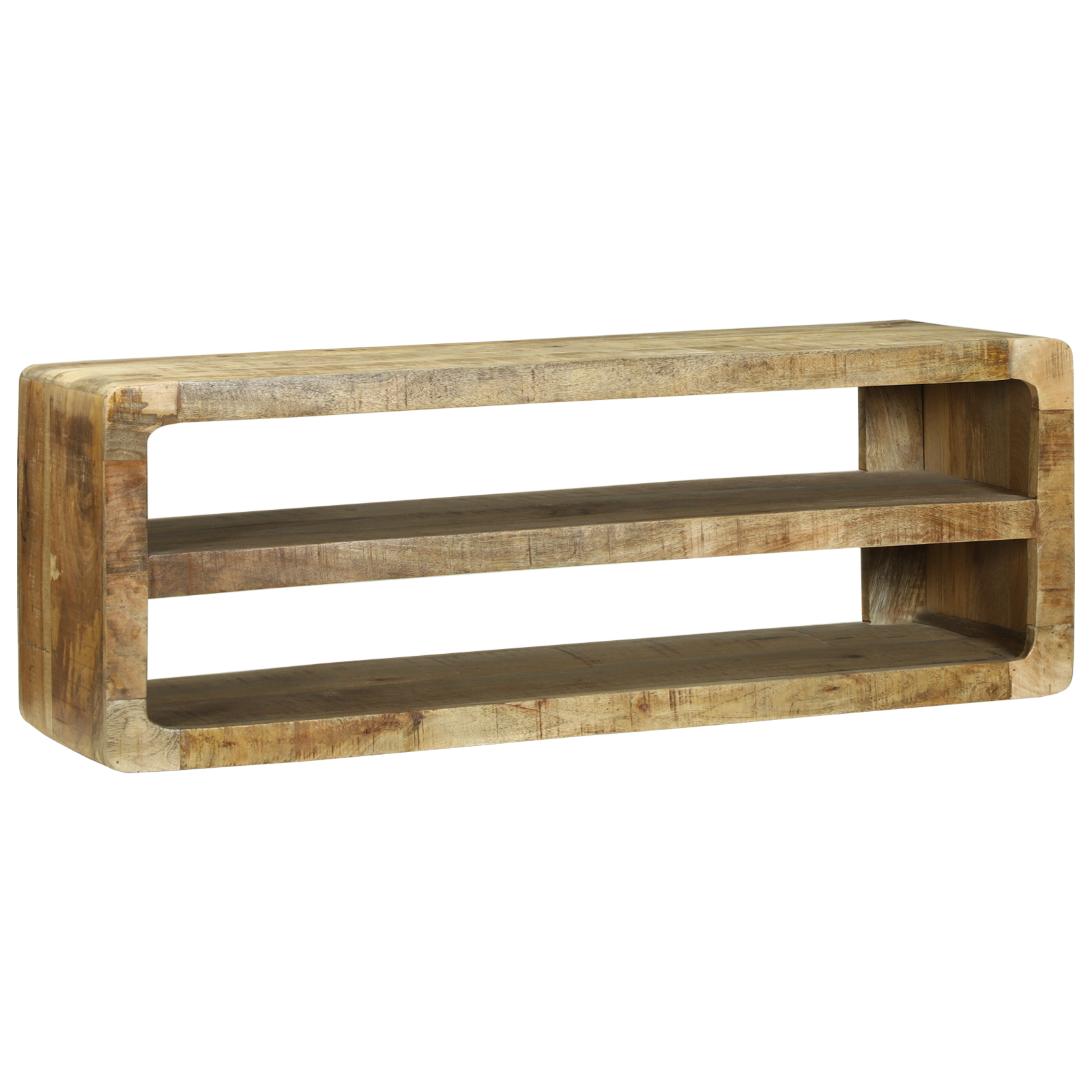 TV Cabinet 100x32x36 cm Solid Wood Mango - Image 6