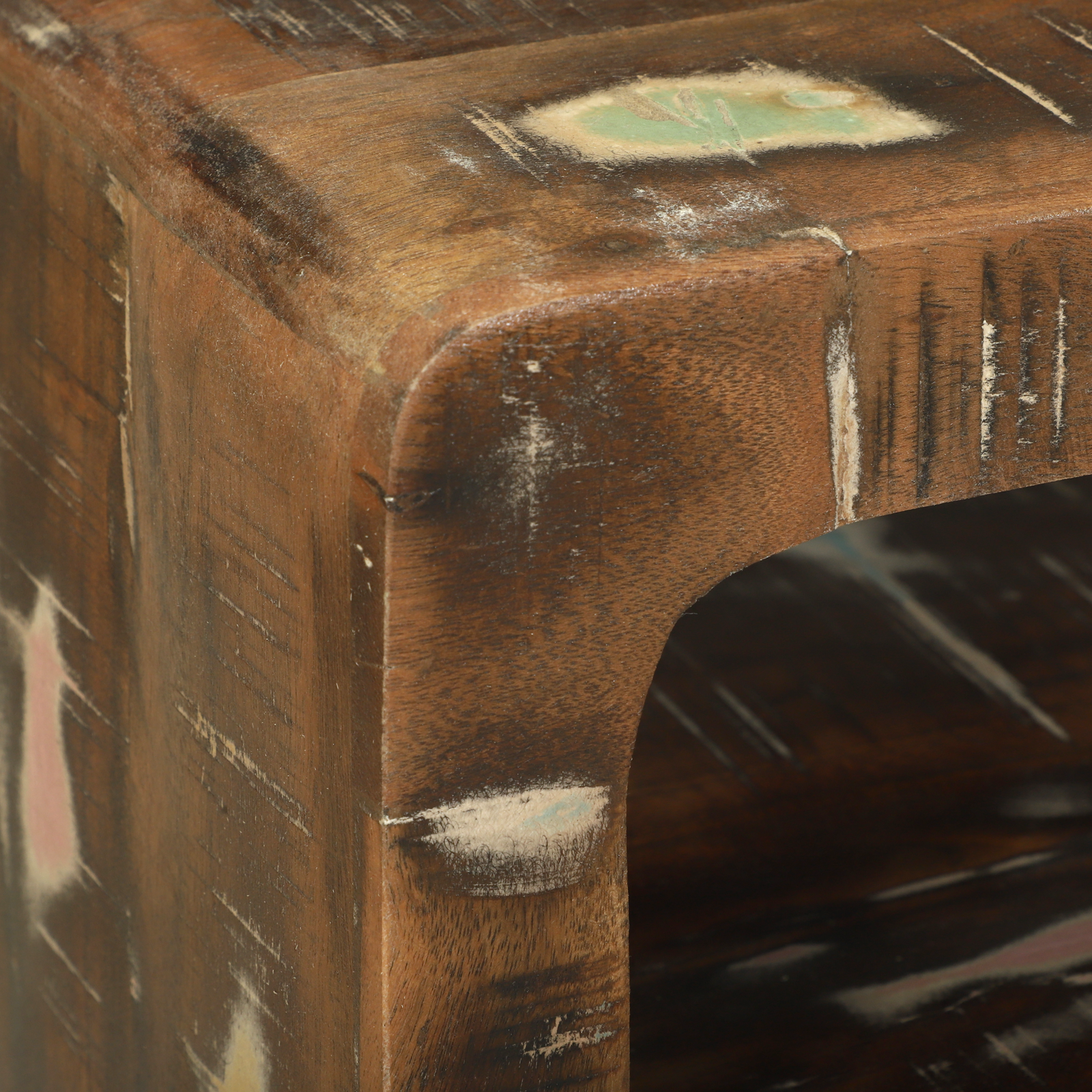 TV Cabinet 100x32x36 cm Solid Wood Reclaimed - Image 8